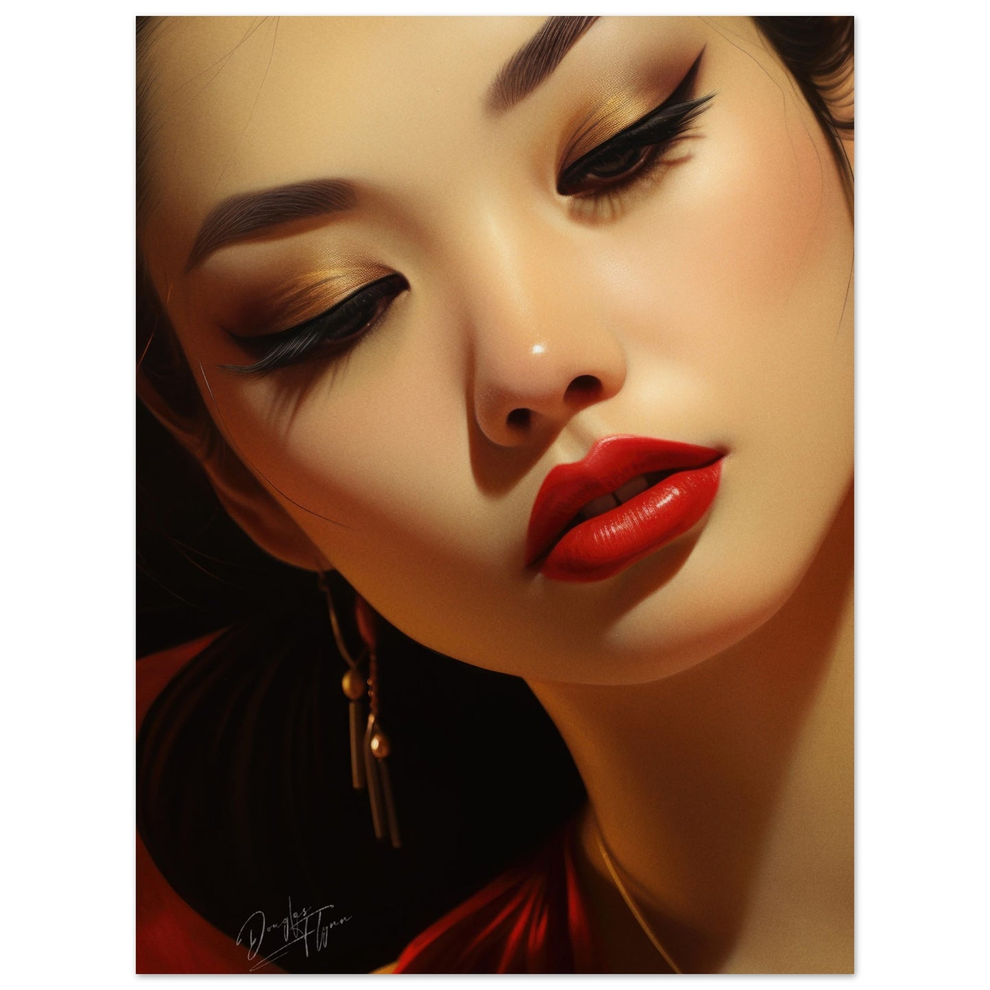 »Oriental Vintage Girl 8«