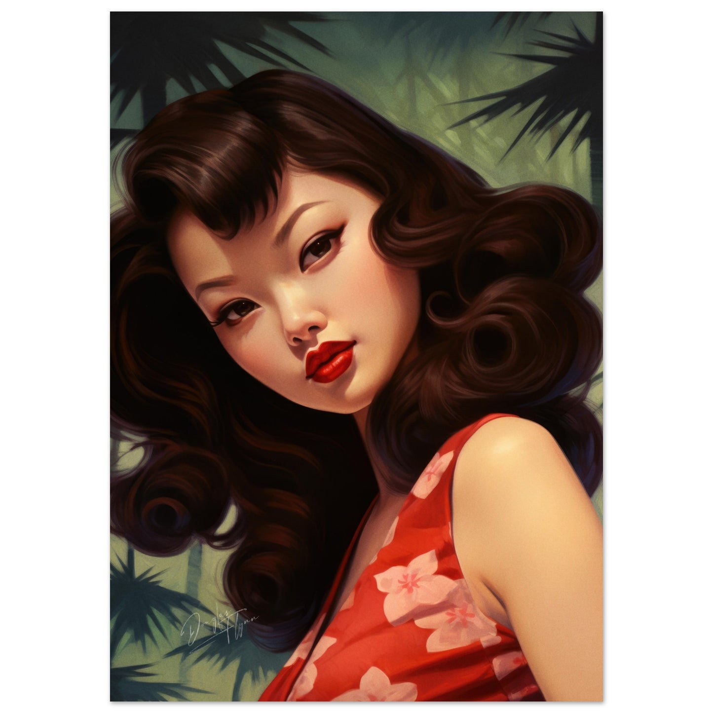 »Oriental Vintage Girl 5«