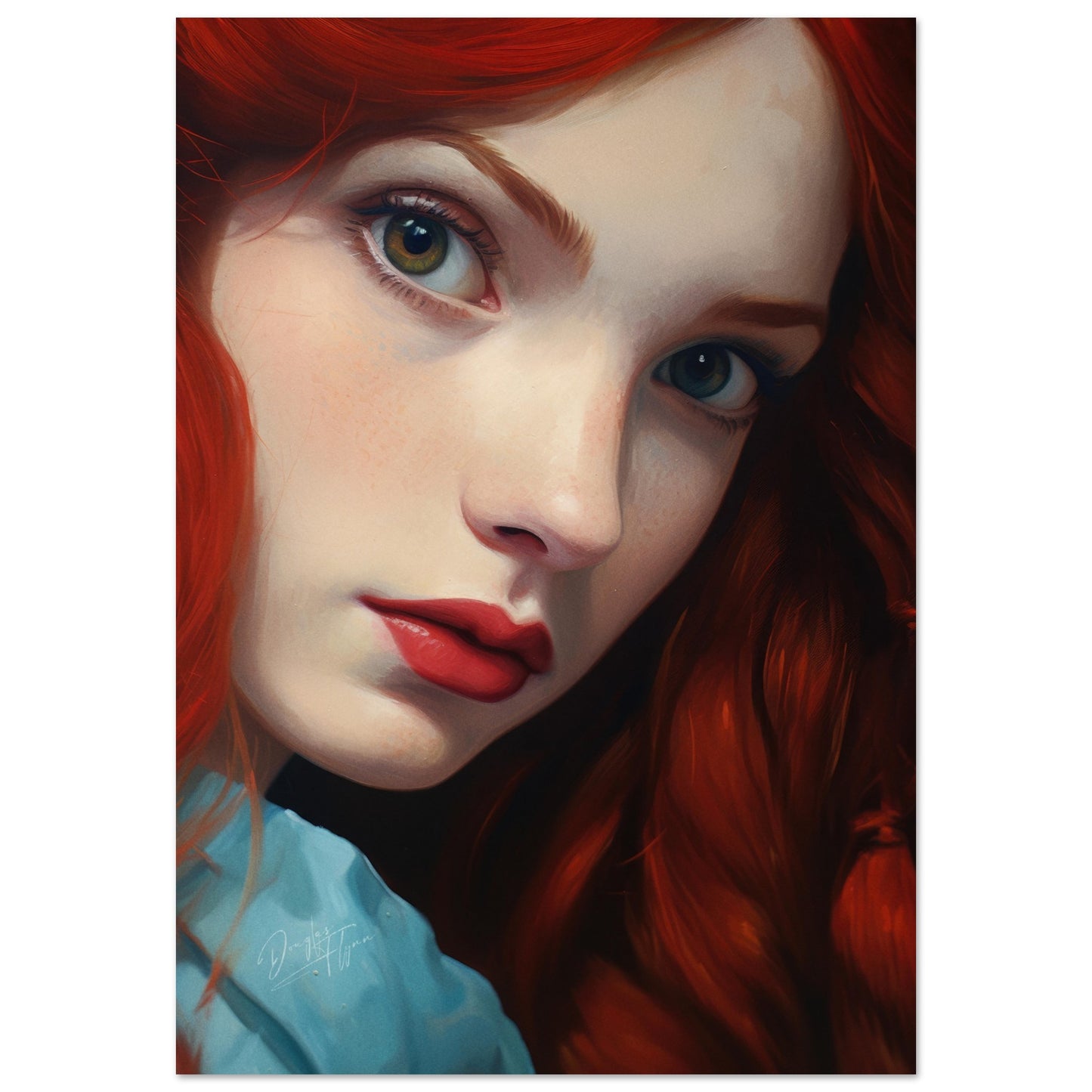 »Alice Close Girl Portrait 1«