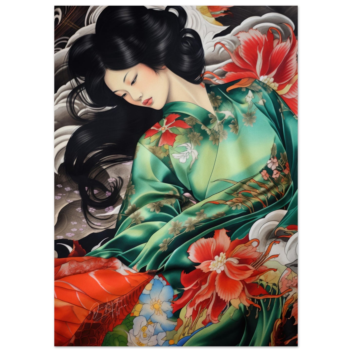 »Oriental Vintage Girl 3«