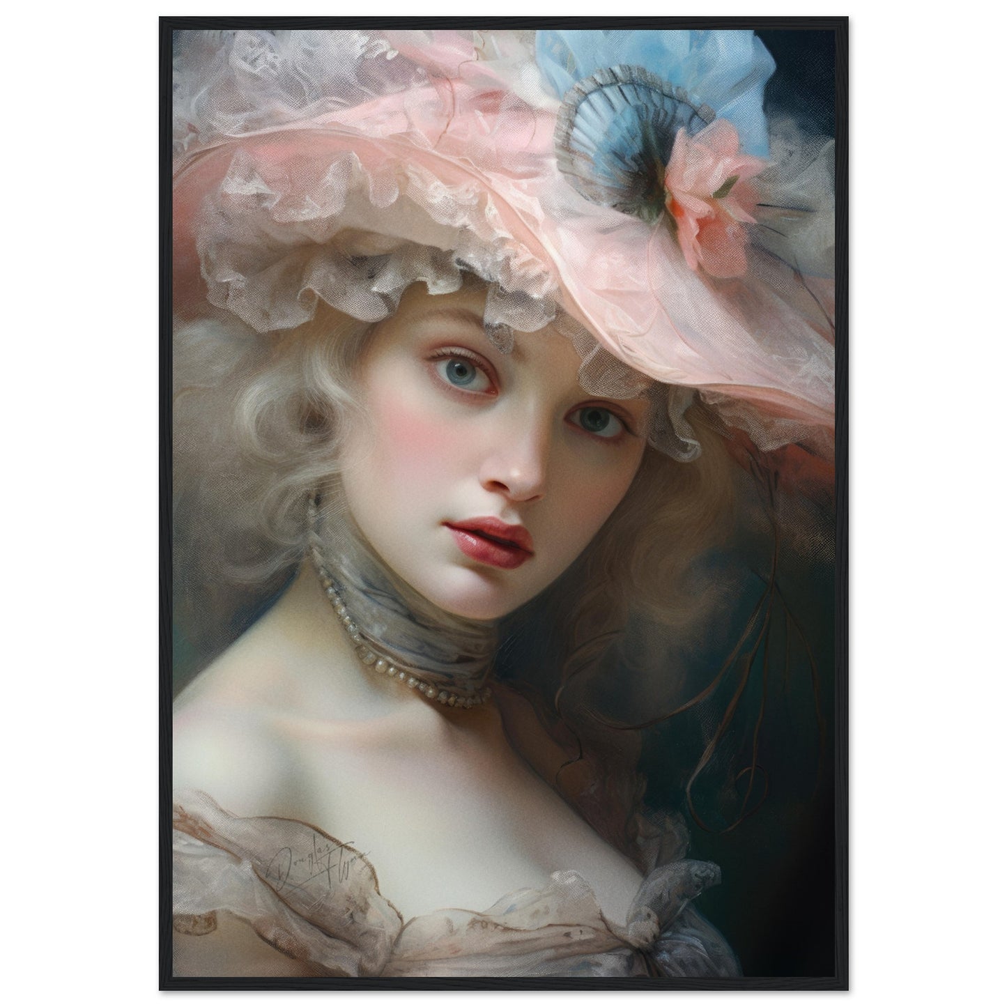 »Mary Rococo Girl Portrait 1«