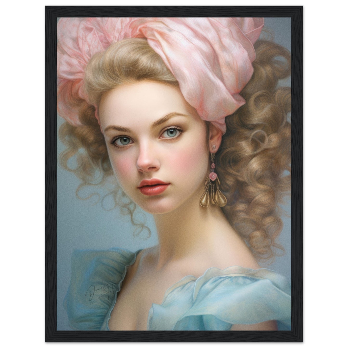 »Mary Rococo Girl Portrait 3«