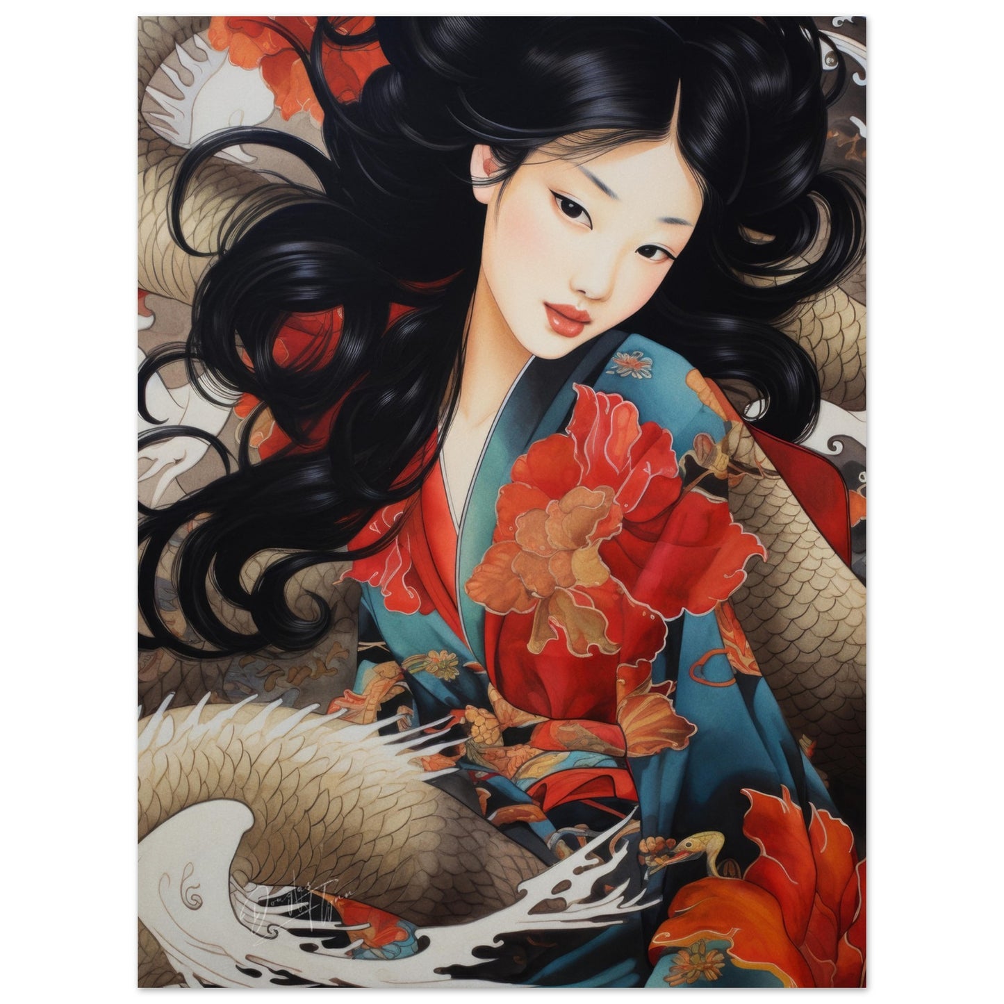 »Oriental Vintage Girl 2«