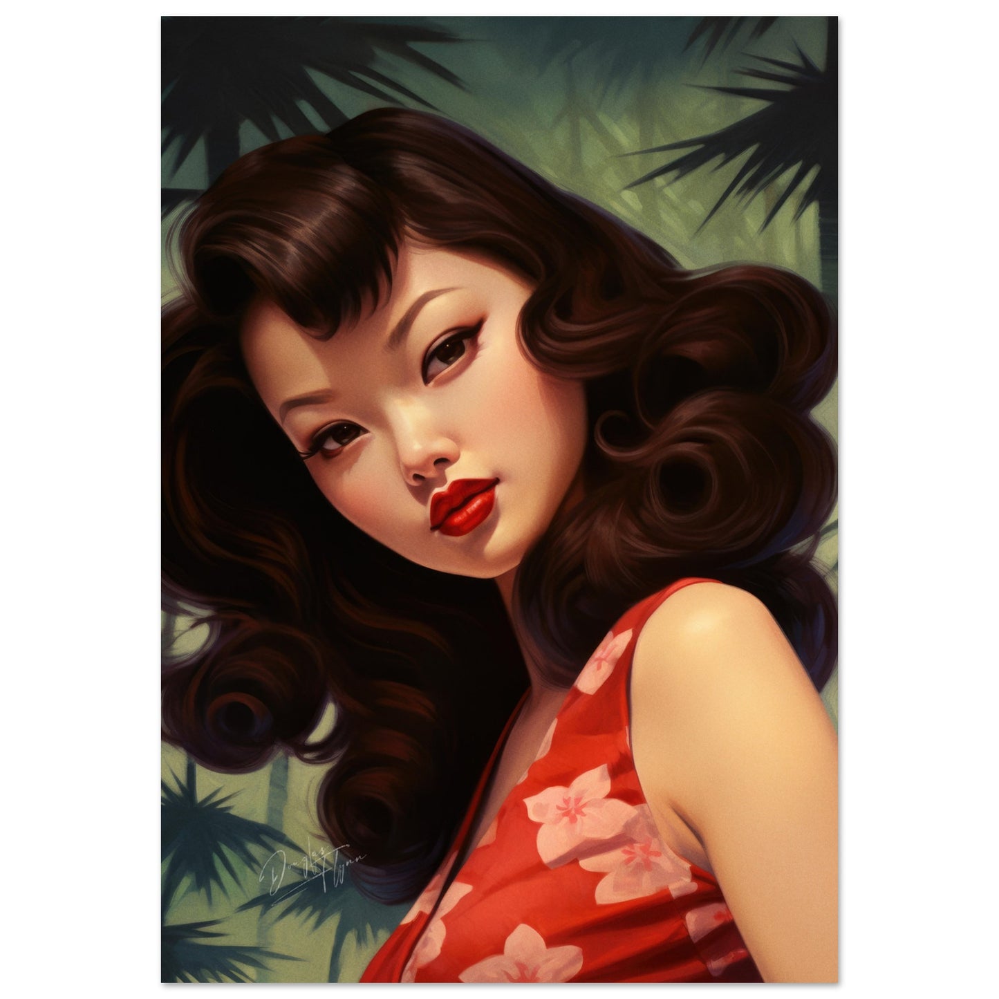 »Oriental Vintage Girl 5«