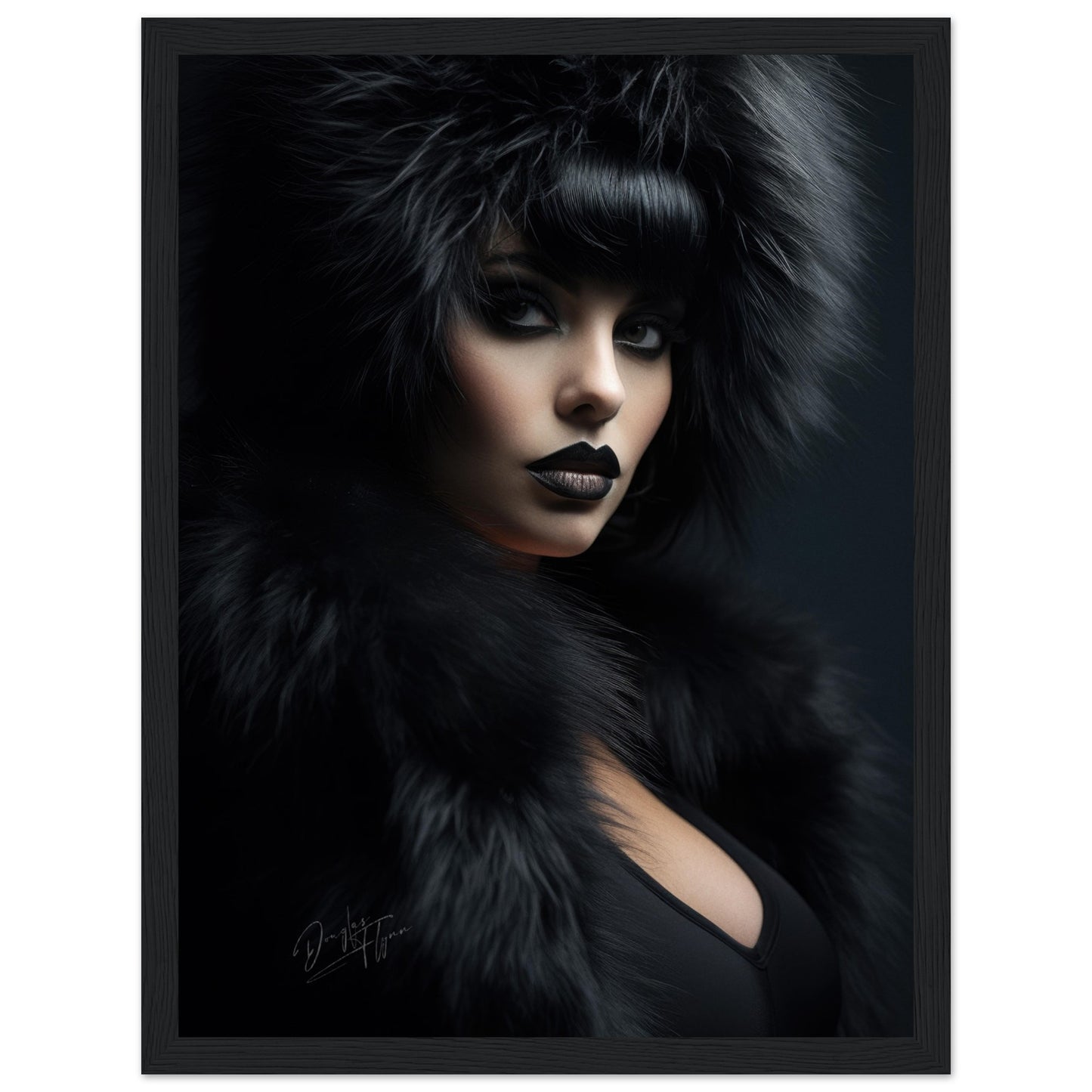 »Girl With Black Fur 3«