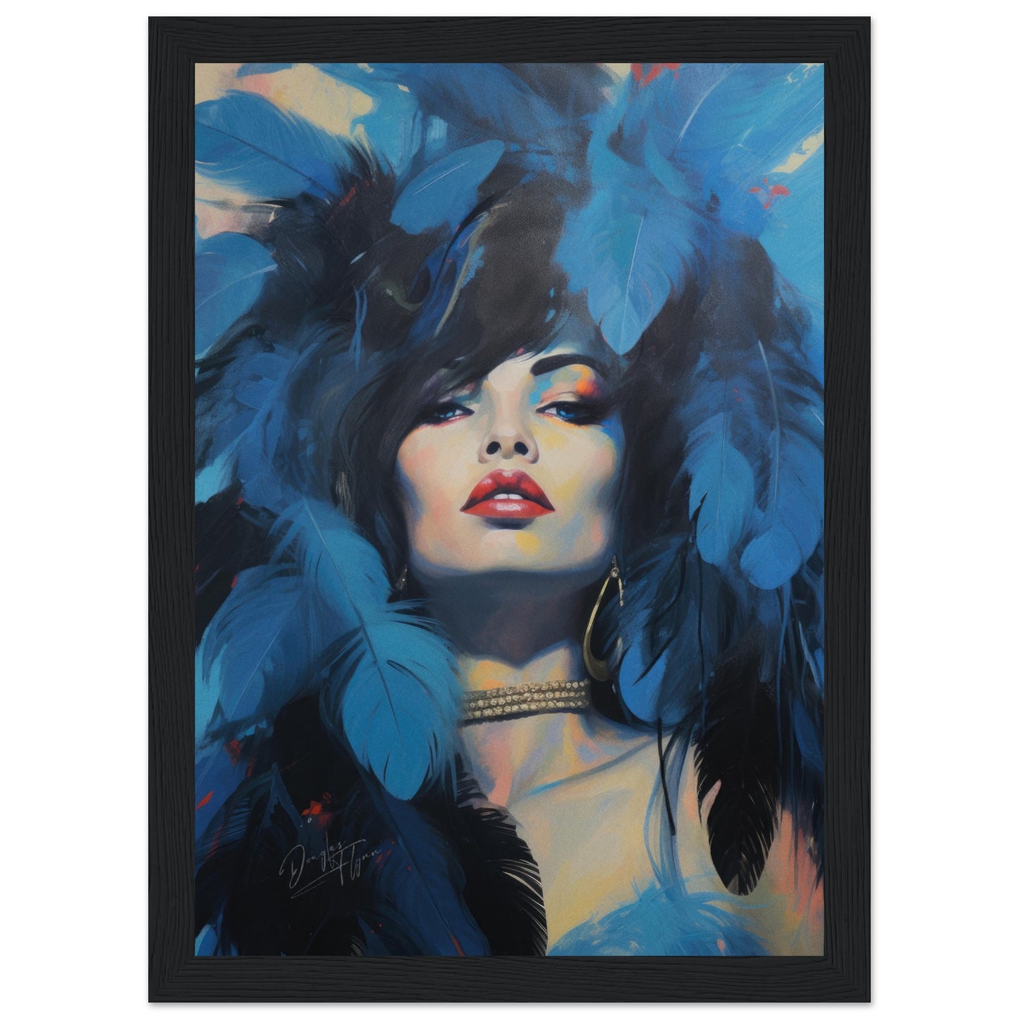 »Hollywood Blue Carneval Girl 1«
