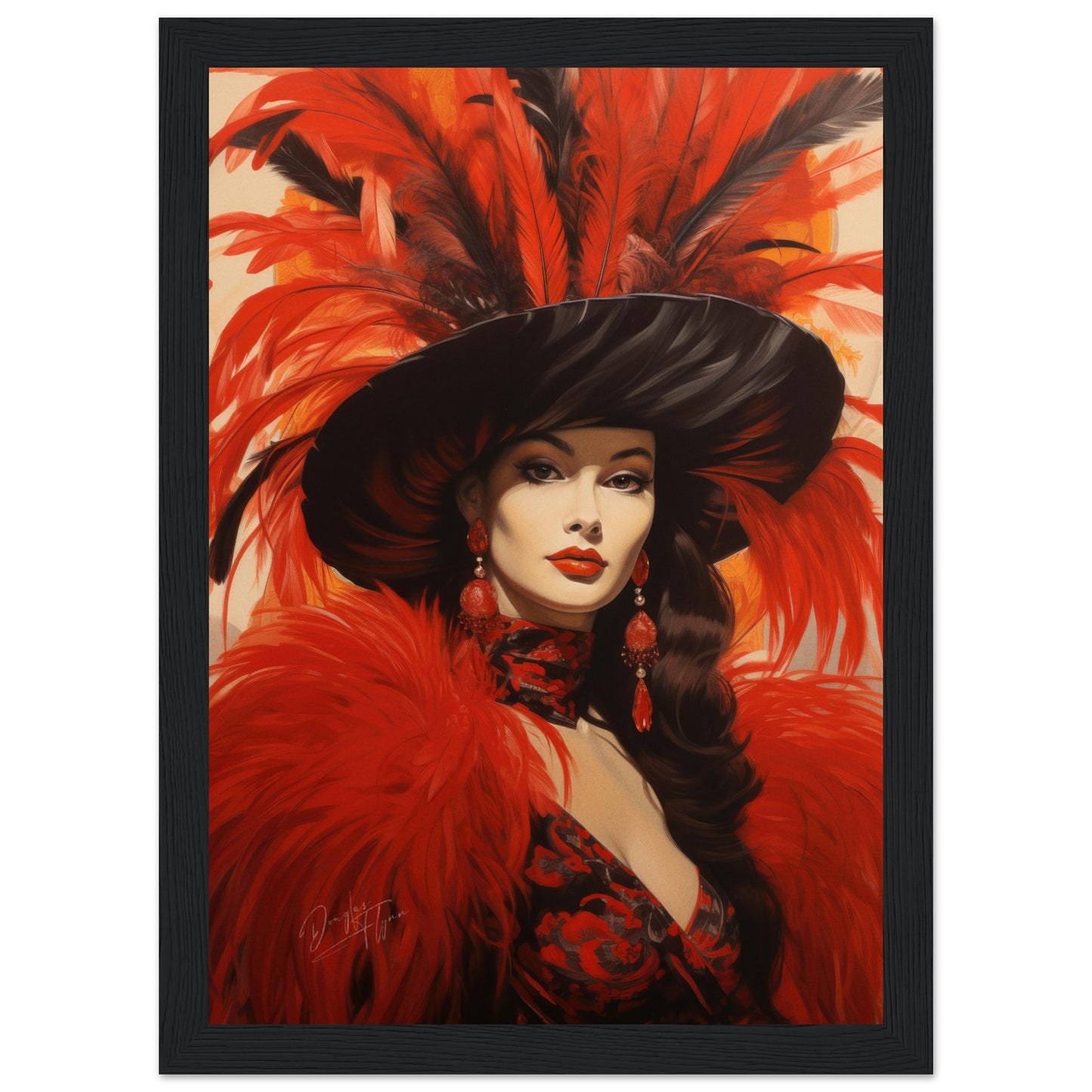 »Hollywood Red Carneval Girl 2«