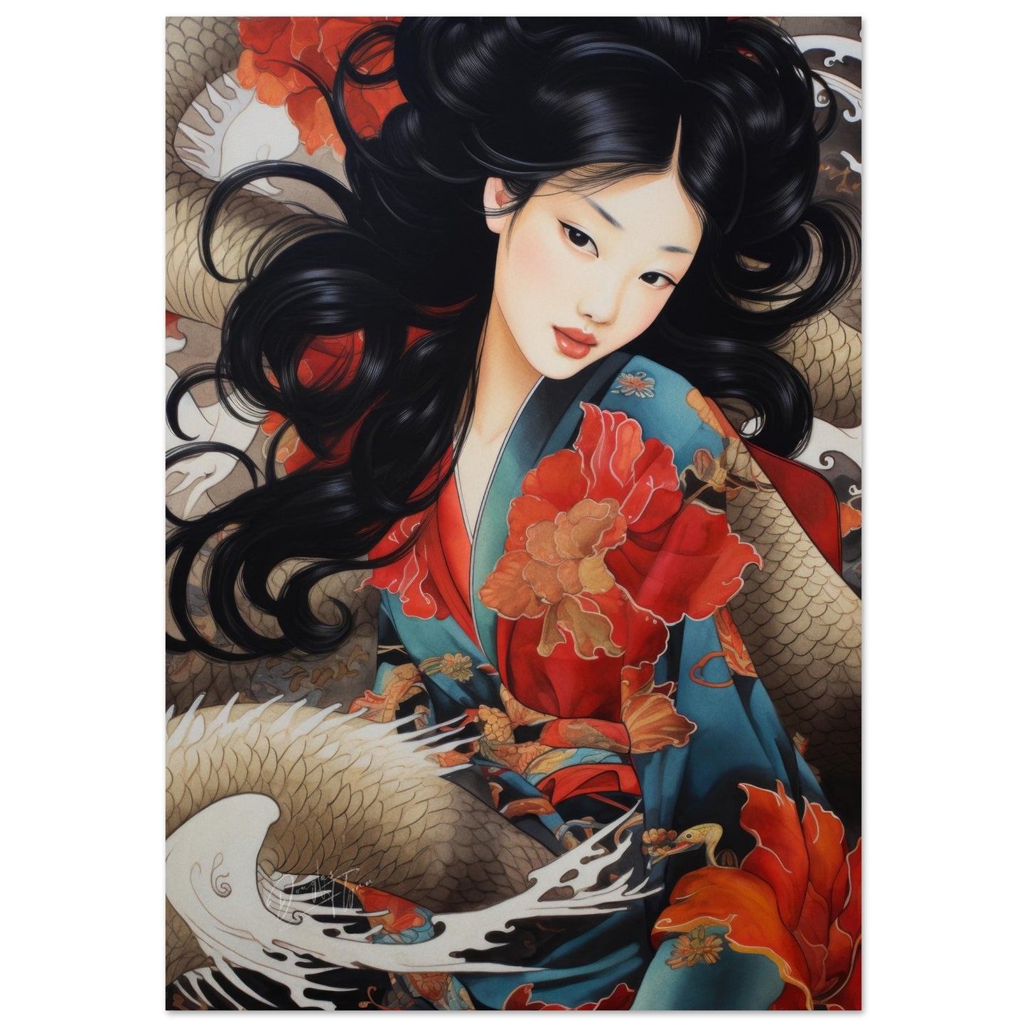 »Oriental Vintage Girl 2«