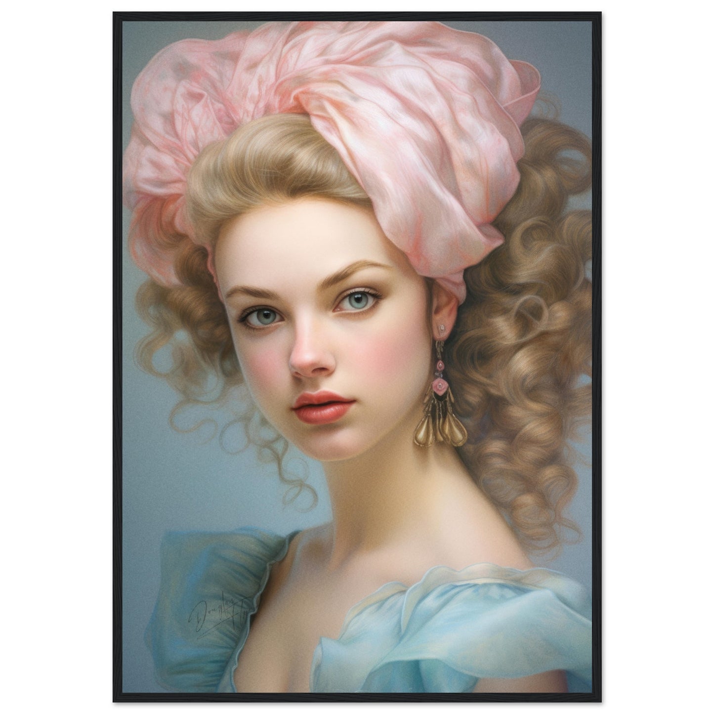 »Mary Rococo Girl Portrait 3«