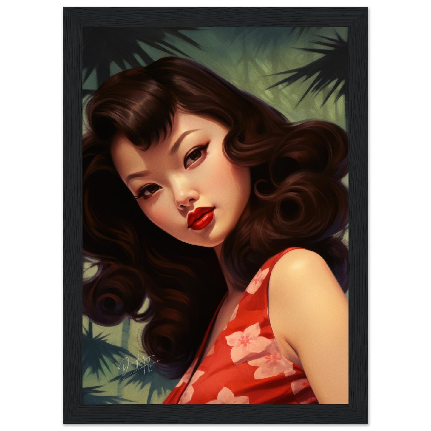 »Oriental Vintage Girl 5«