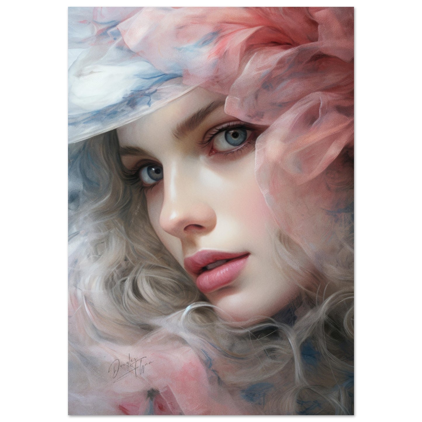 »Mary Rococo Girl Portrait 2«