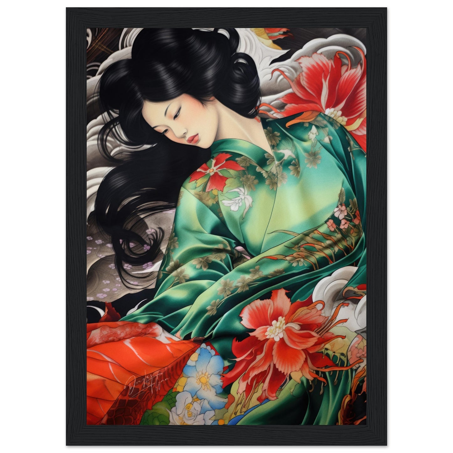 »Oriental Vintage Girl 3«