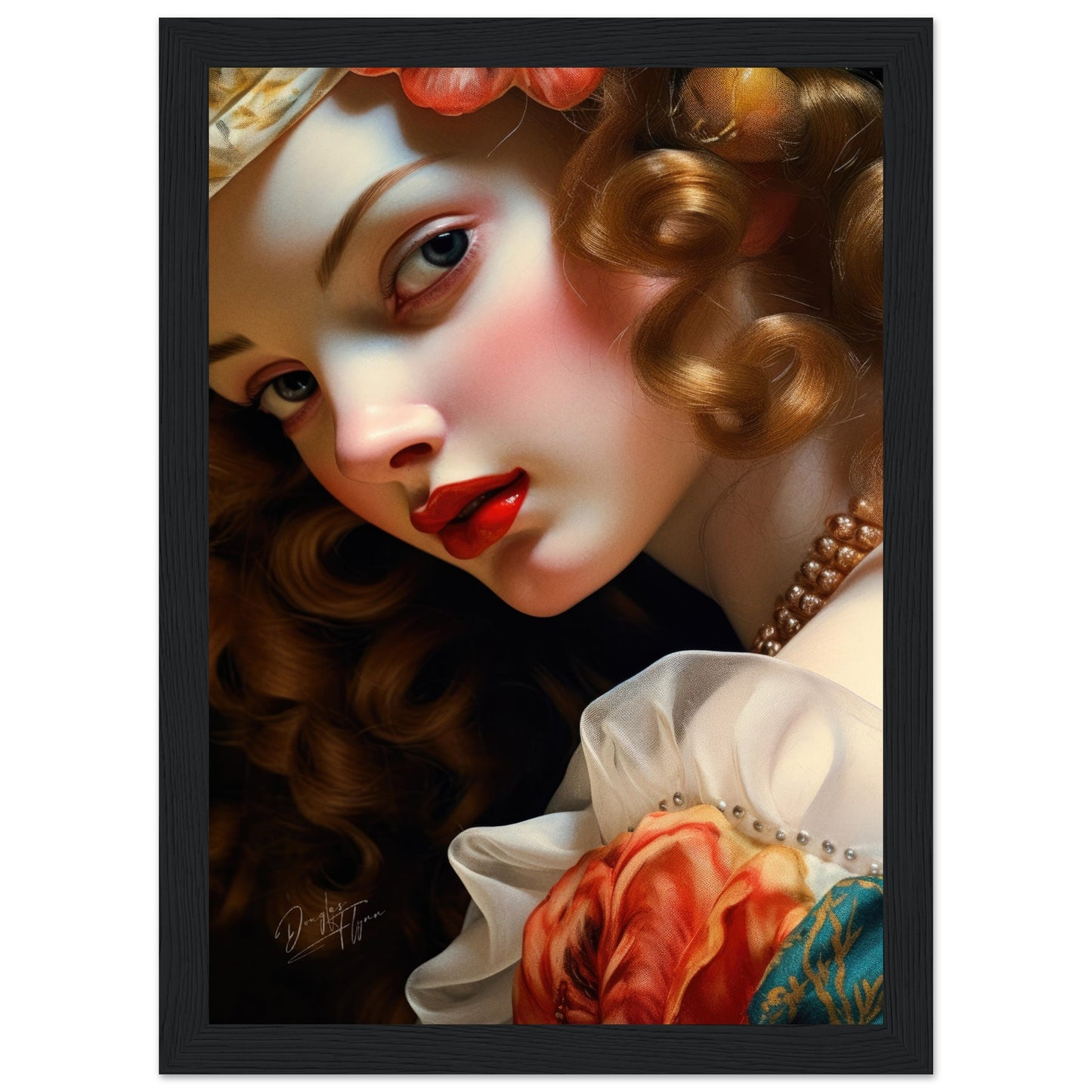 »Anne Rococo Girl Portrait 3«