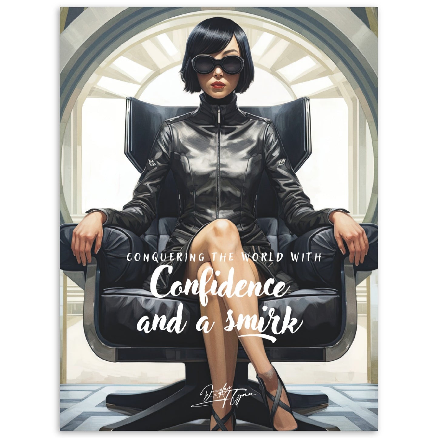 »Conquering the world withconfidence and a smirk«