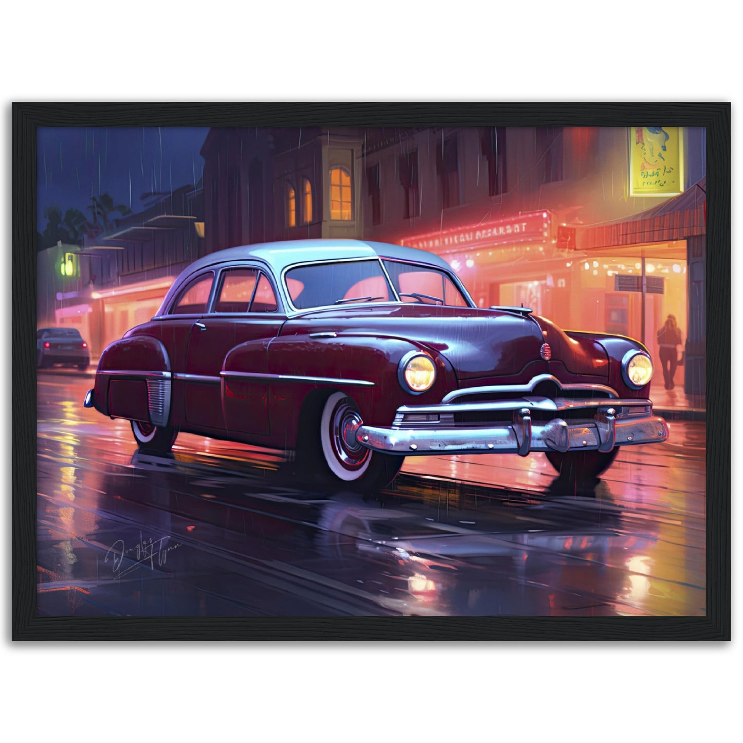 »Cherry red 1950 vintage Coupe«