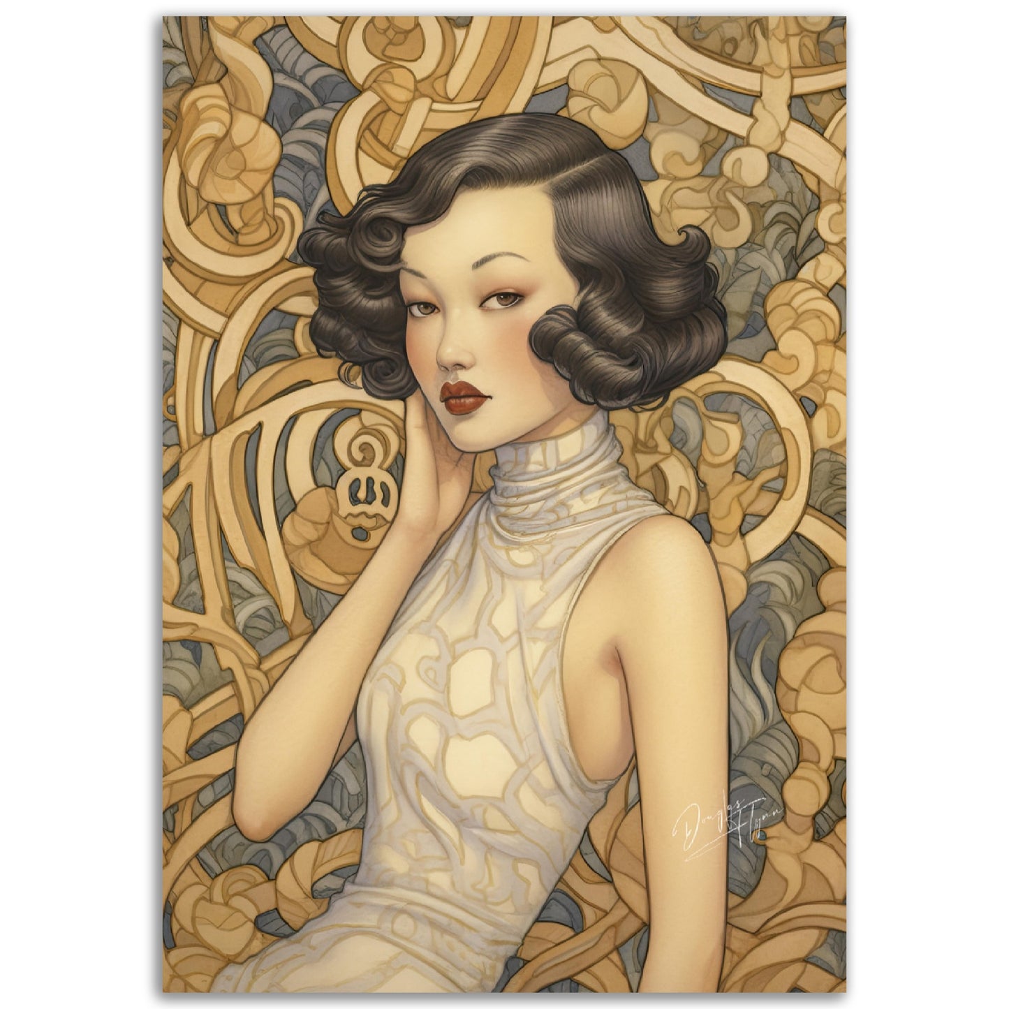 »Ivory High-Neck Teddy, 1930s«