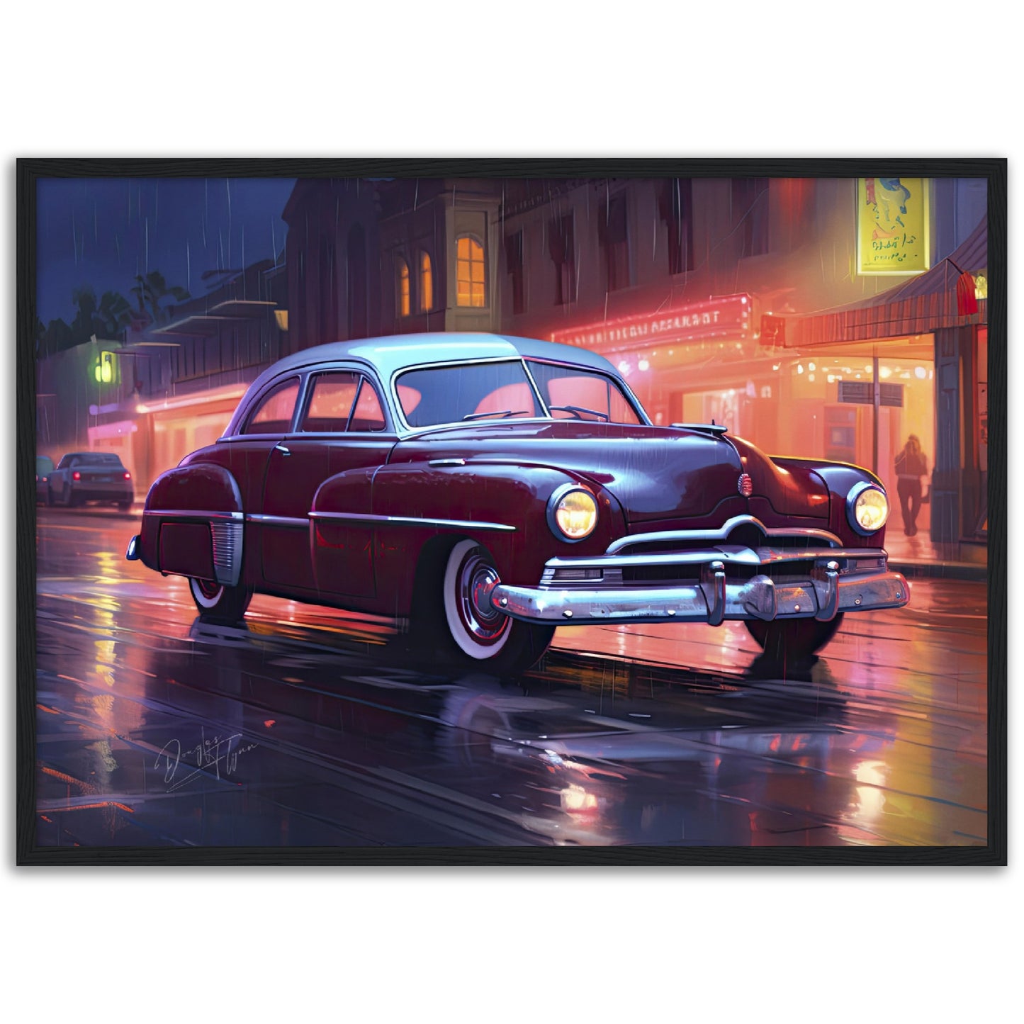 »Cherry red 1950 vintage Coupe«