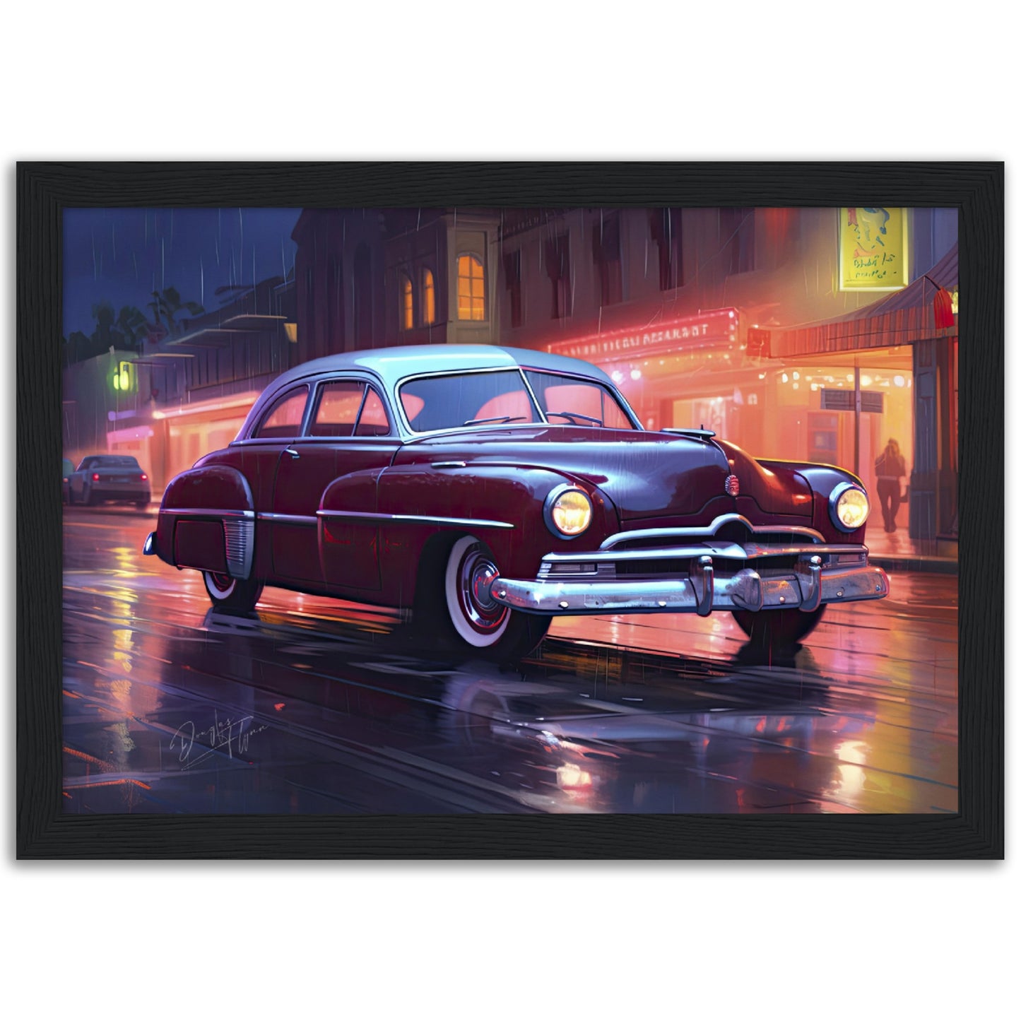 »Cherry red 1950 vintage Coupe«