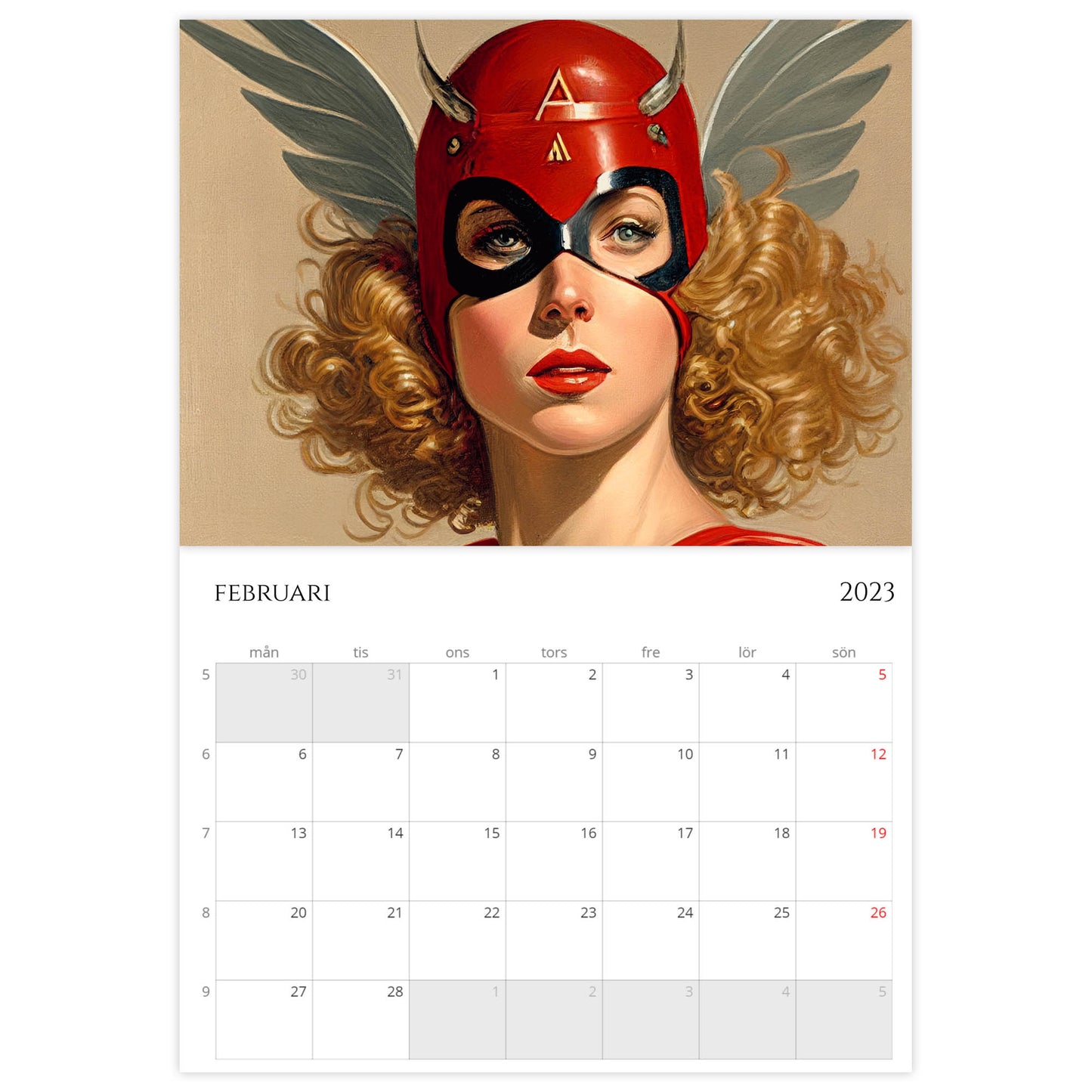»Classic Super Women 2023«, väggkalender