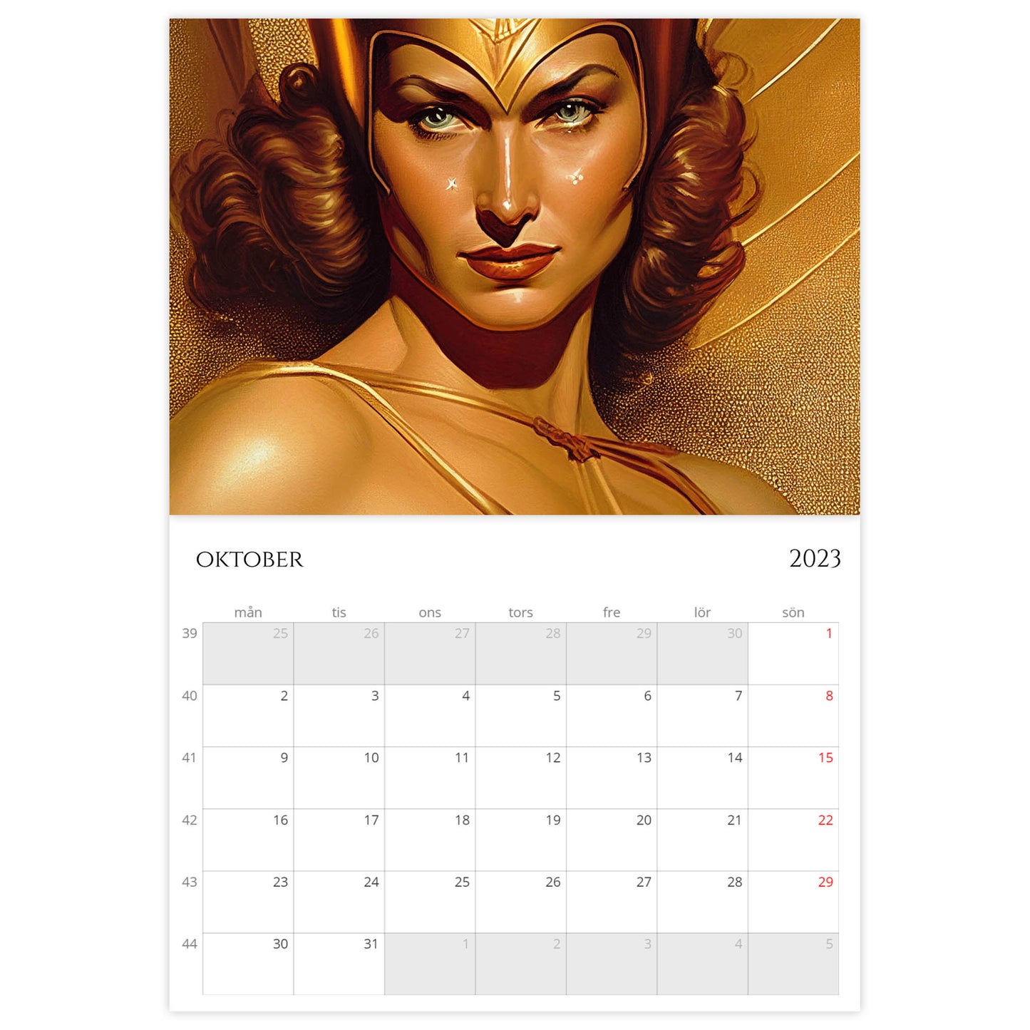 »Classic Super Women 2023«, väggkalender