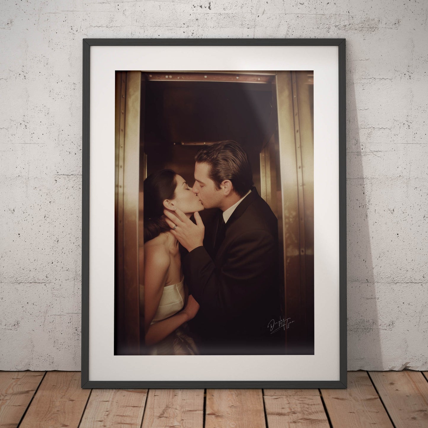 »A Kiss That Sealed Forever« retroposter