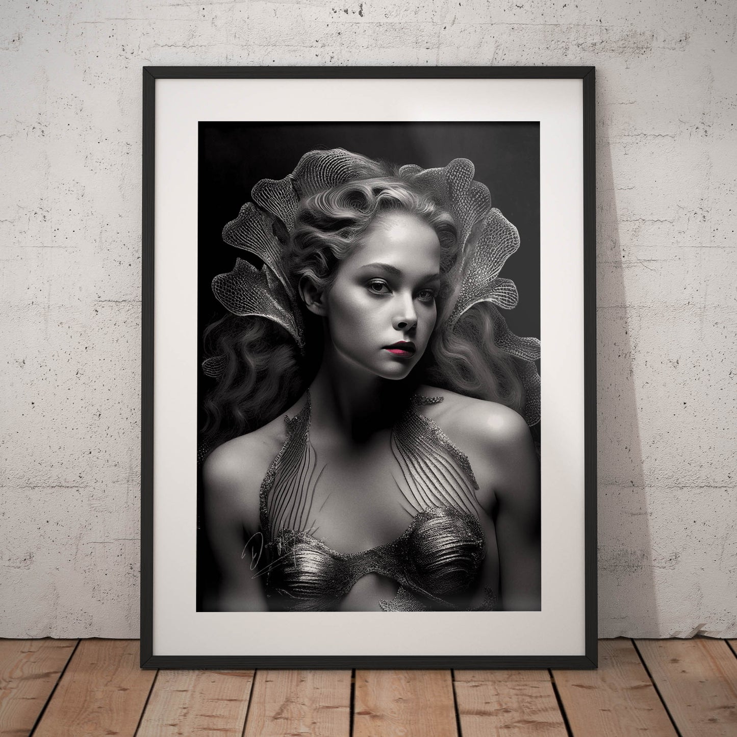 »Deep Runway« retro poster
