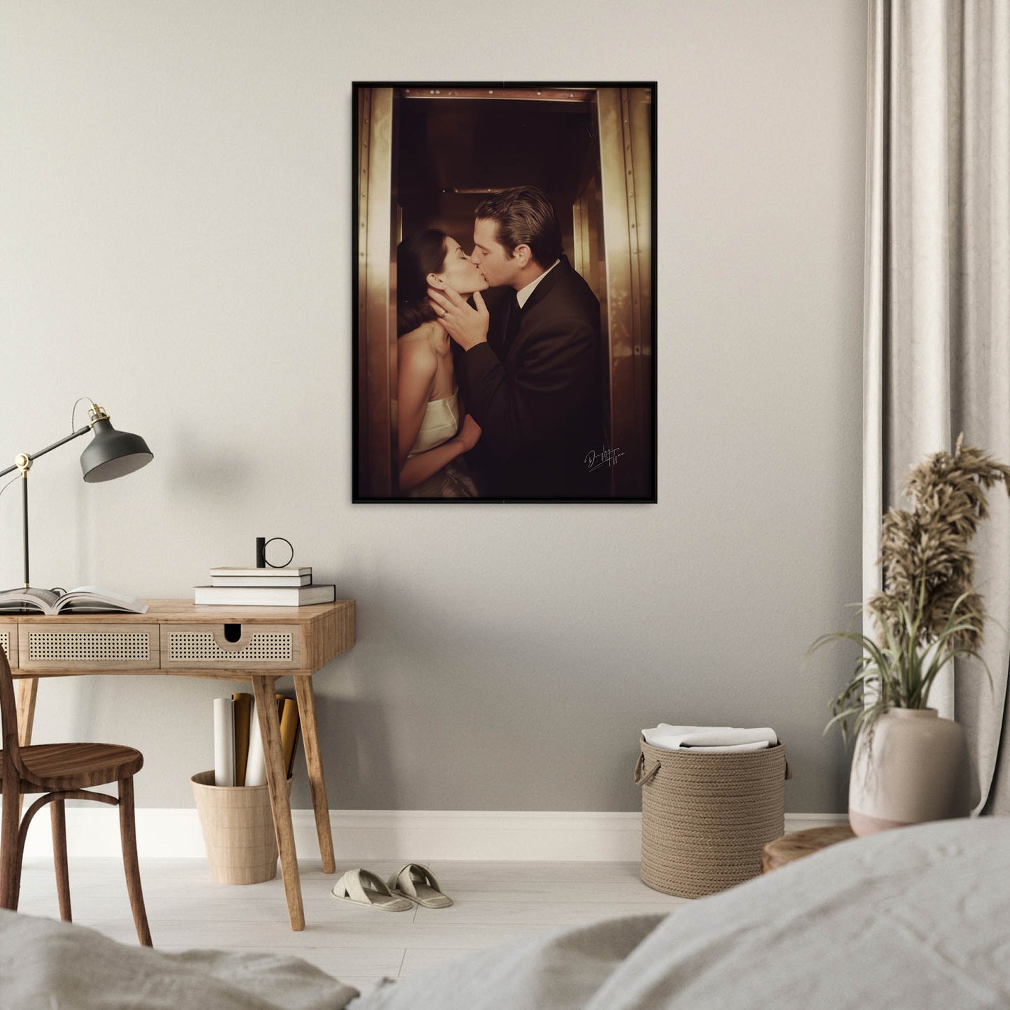 »A Kiss That Sealed Forever« retroposter