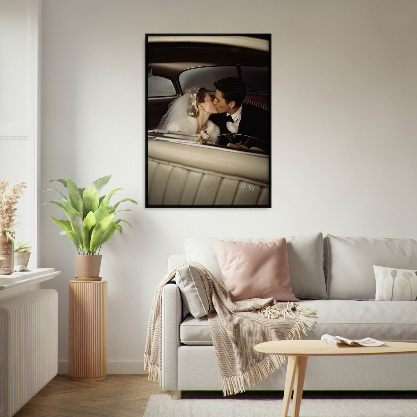 »Kissed by Forever« retroposter