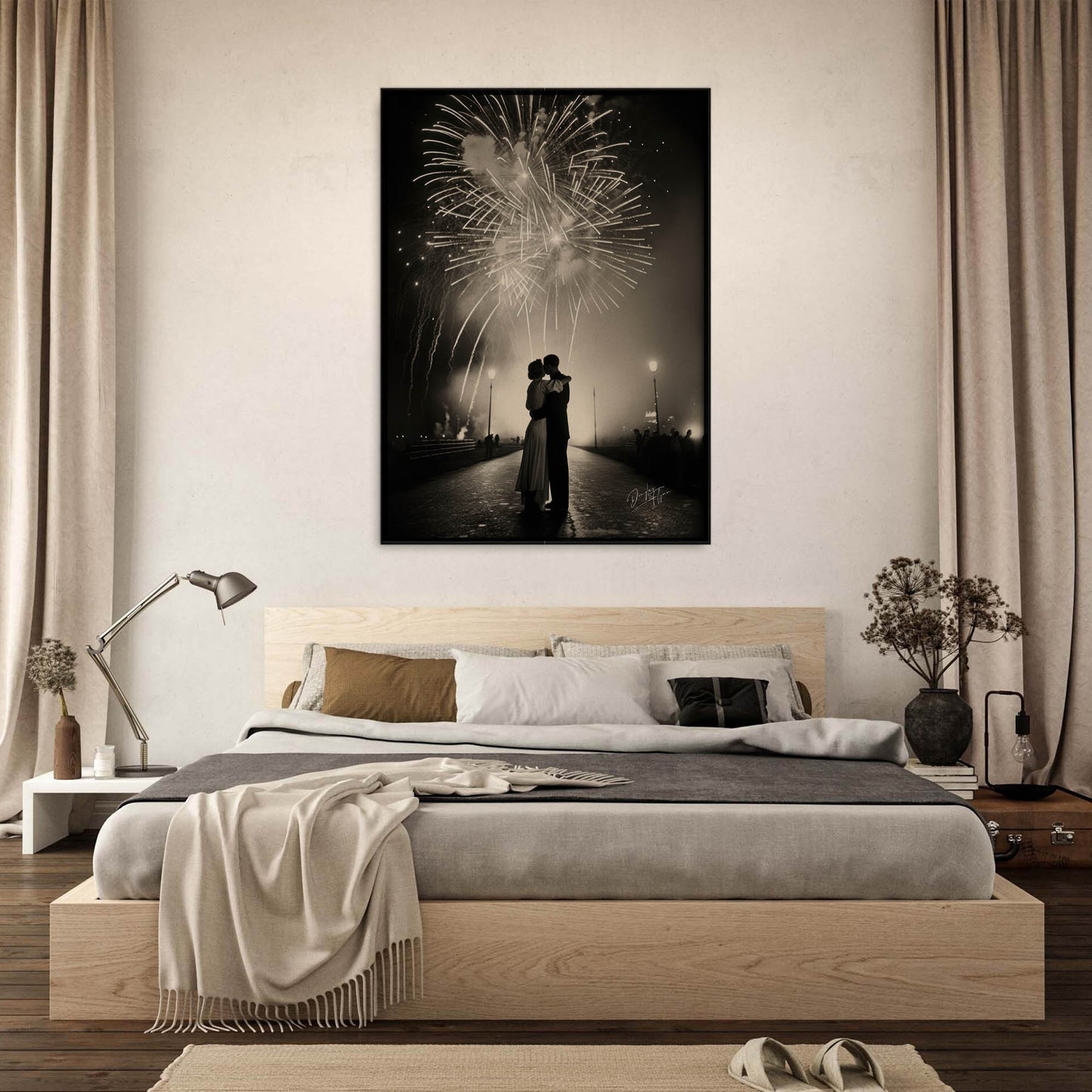 »The Kiss That Started it All« retroposter