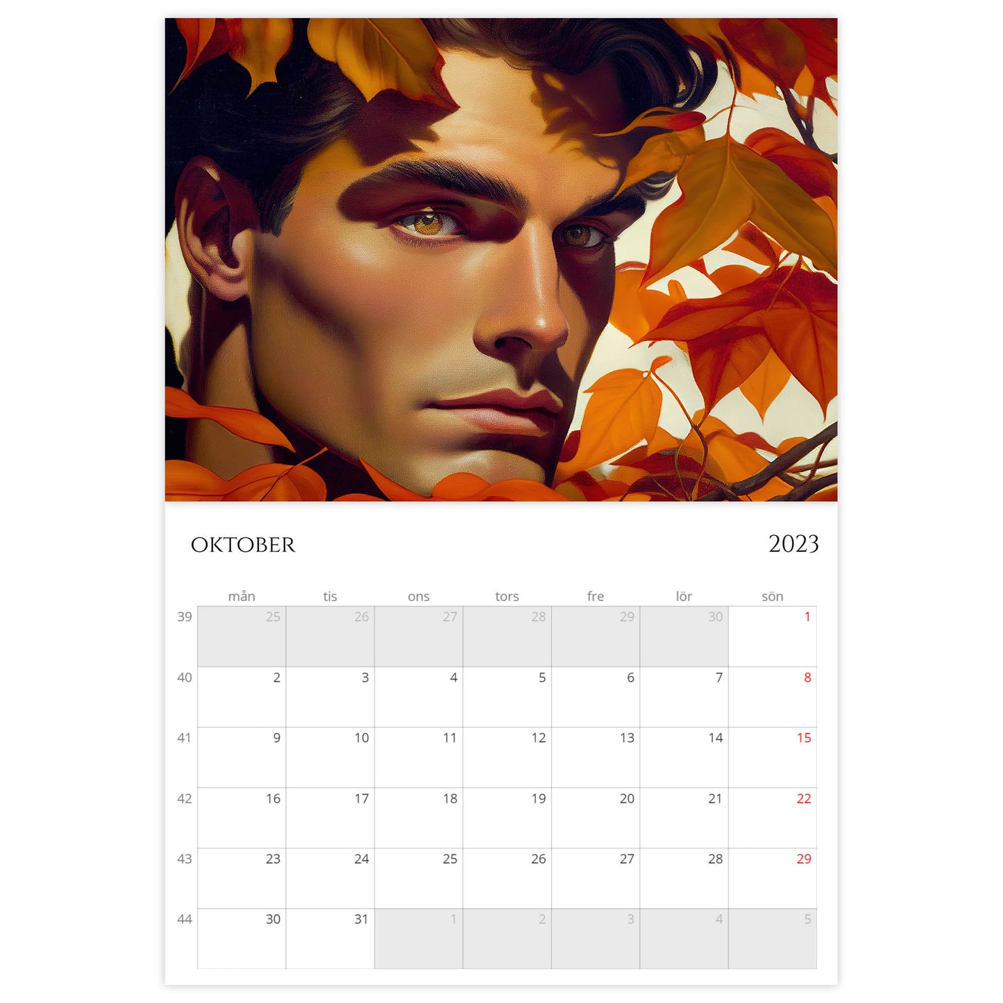 »Classic Calendar Boys 2023«, väggkalender