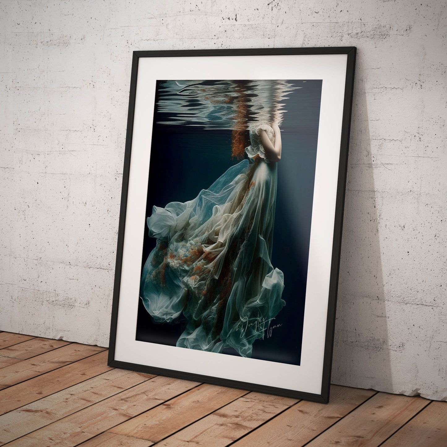 »Ariel's Oceanic Romance« retro poster