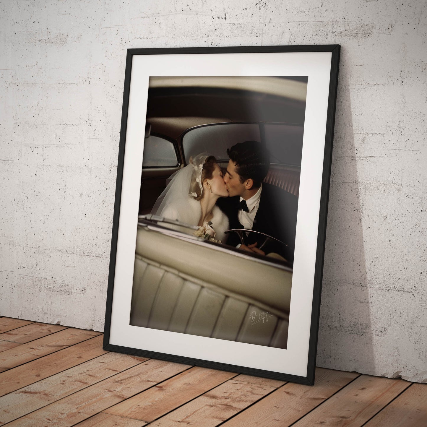 »Kissed by Forever« retroposter