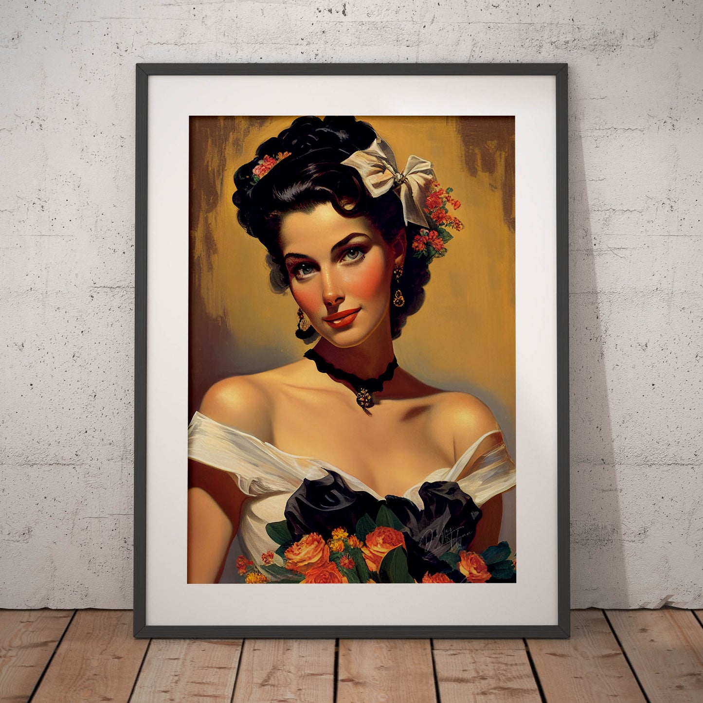 »Bridal Classy Look« retro poster