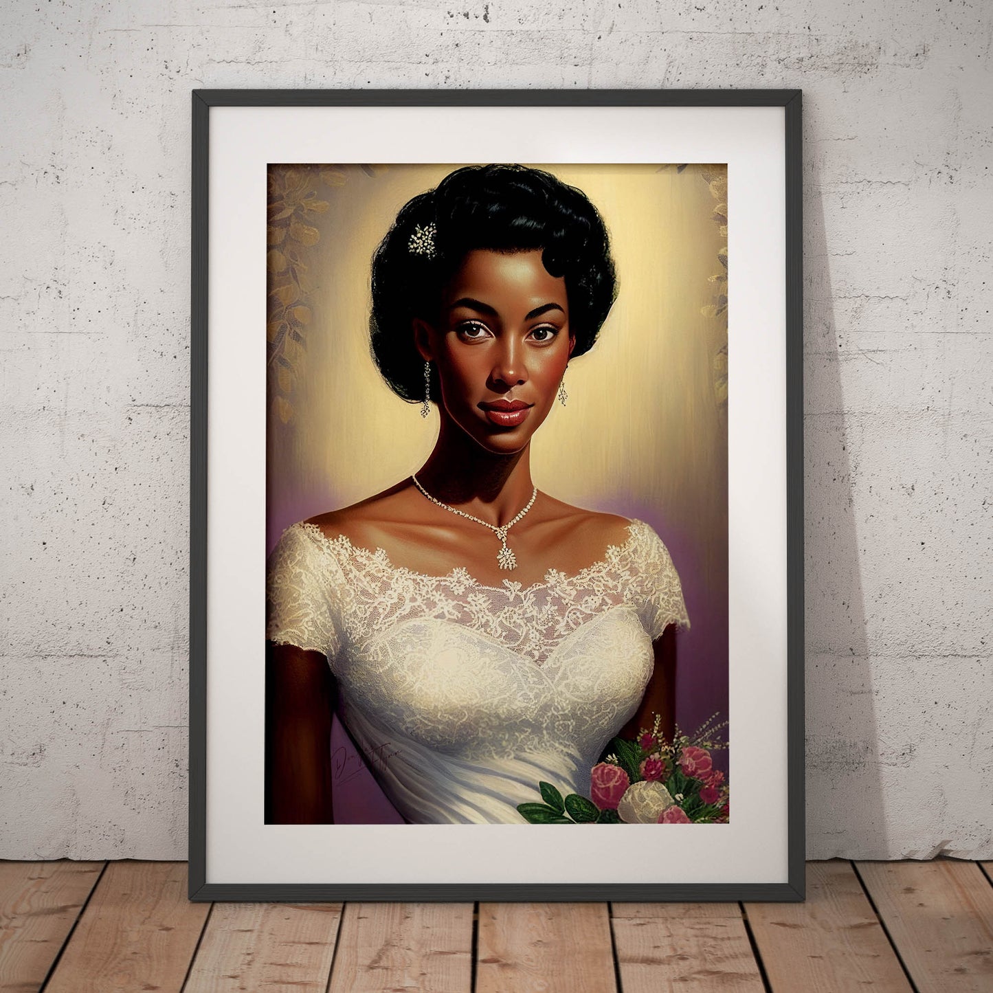 »Wedding Romance« retro poster