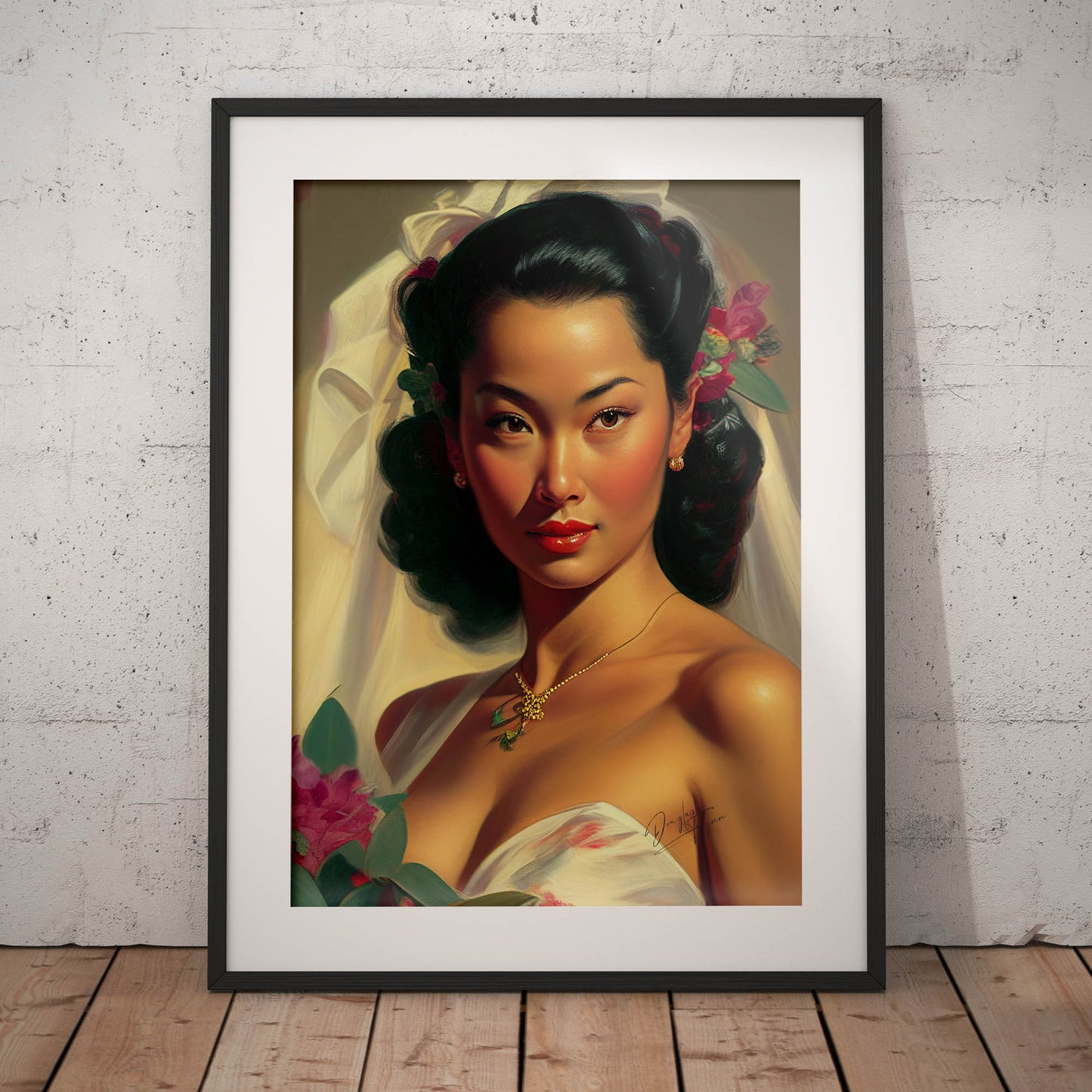 »Timeless Beauty« retro poster