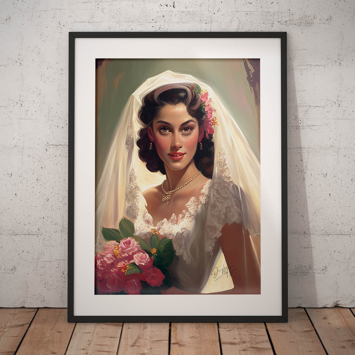 »Wedding Day Memories« retro poster