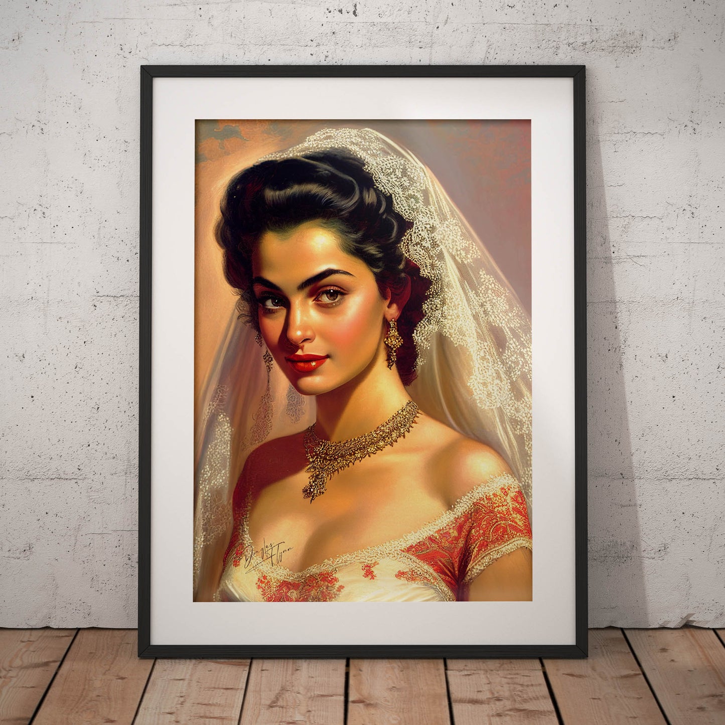 »Wedding Joy« retro poster