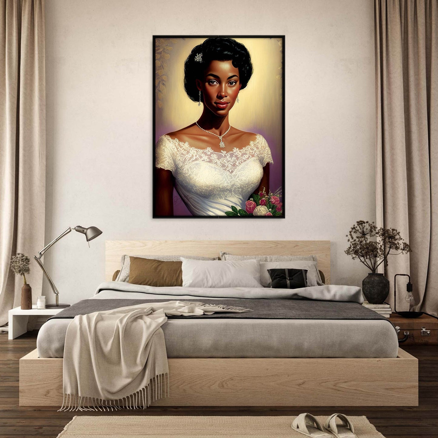 »Wedding Romance« retro poster