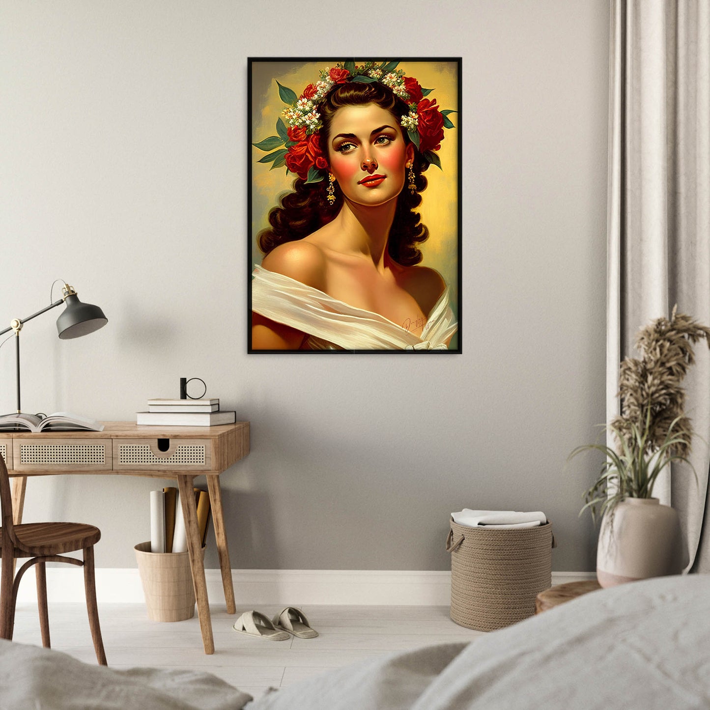 »Blissful Moments« retro poster