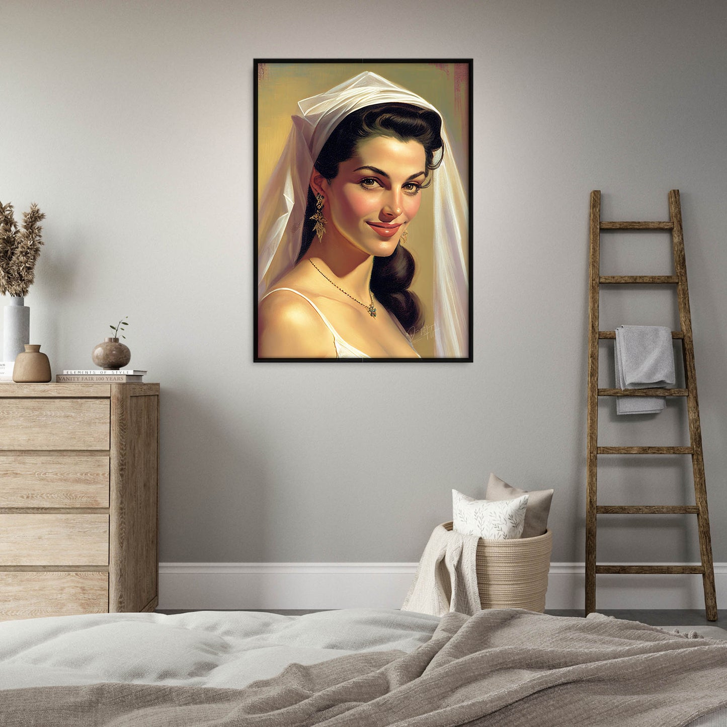 »Bridal Beauty and Style« retro poster