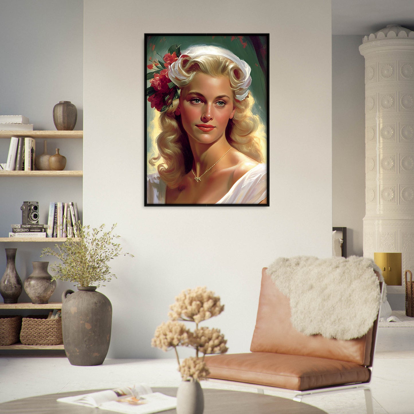 »Charming Wedding« retro poster