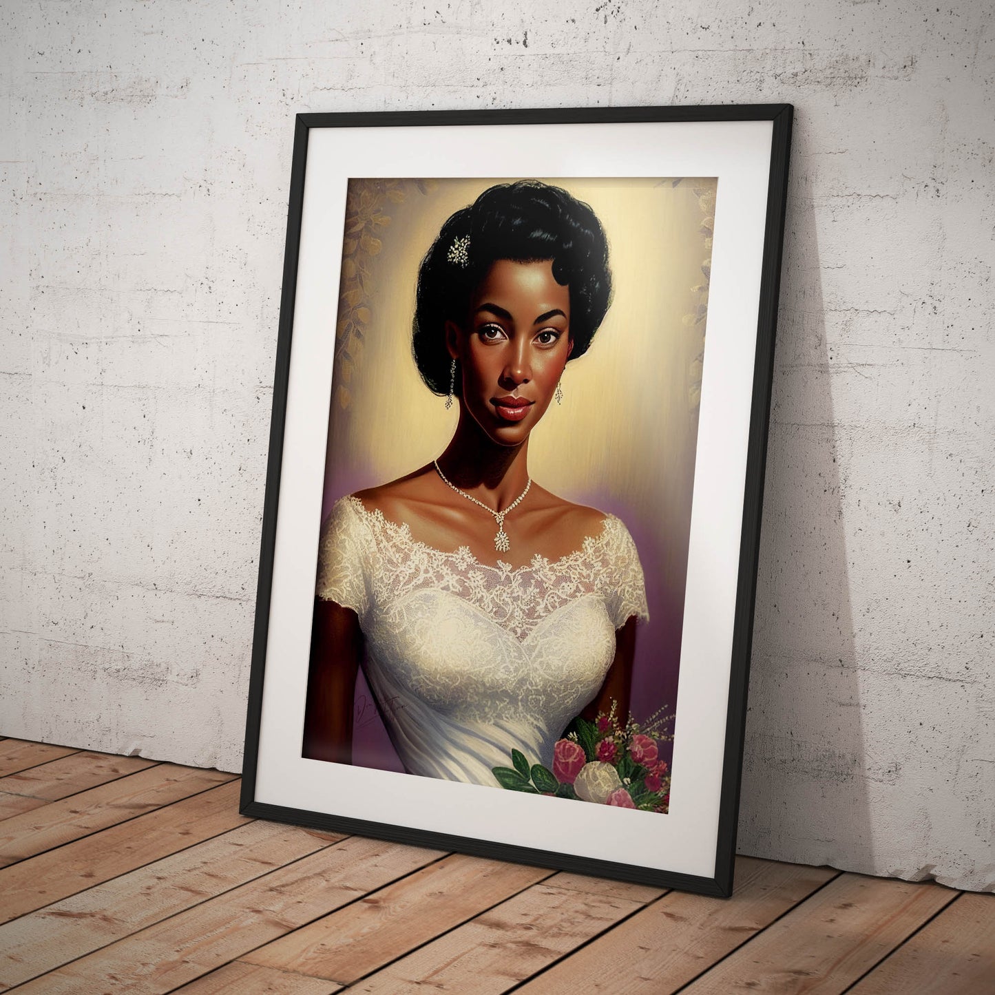 »Wedding Romance« retro poster