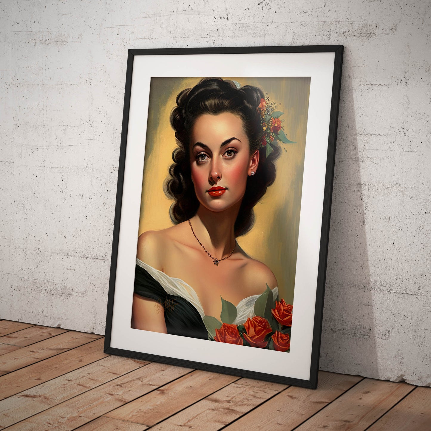 »Elegant Weddings« retro poster
