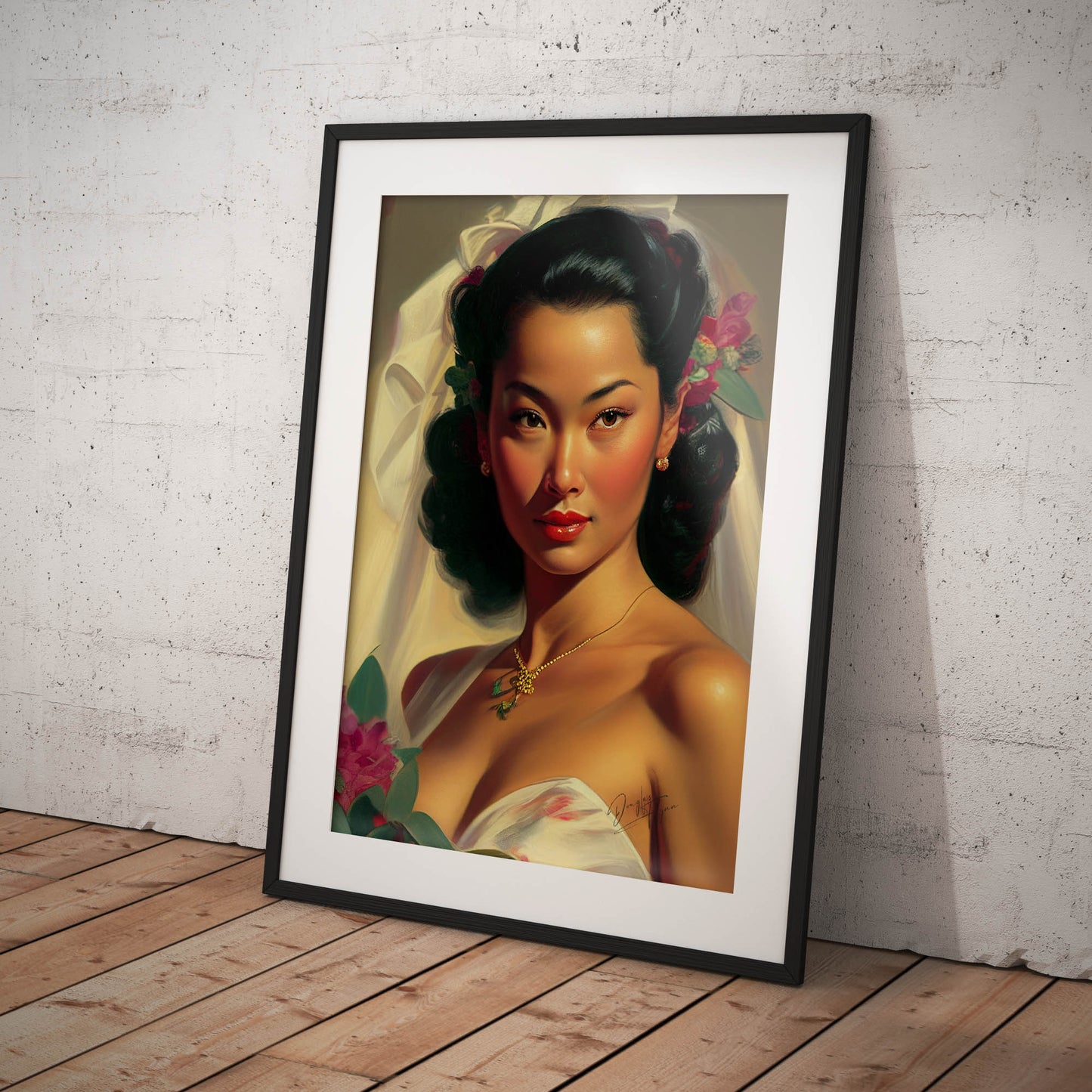 »Timeless Beauty« retro poster