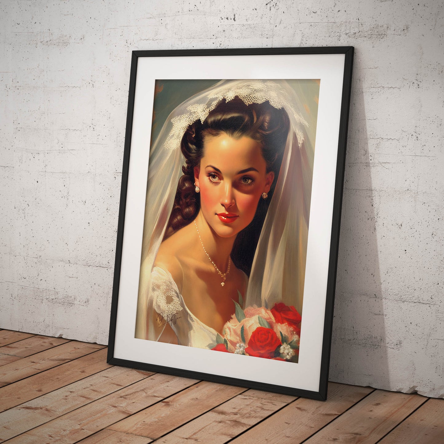 »Wedding Day Dreams« retro poster