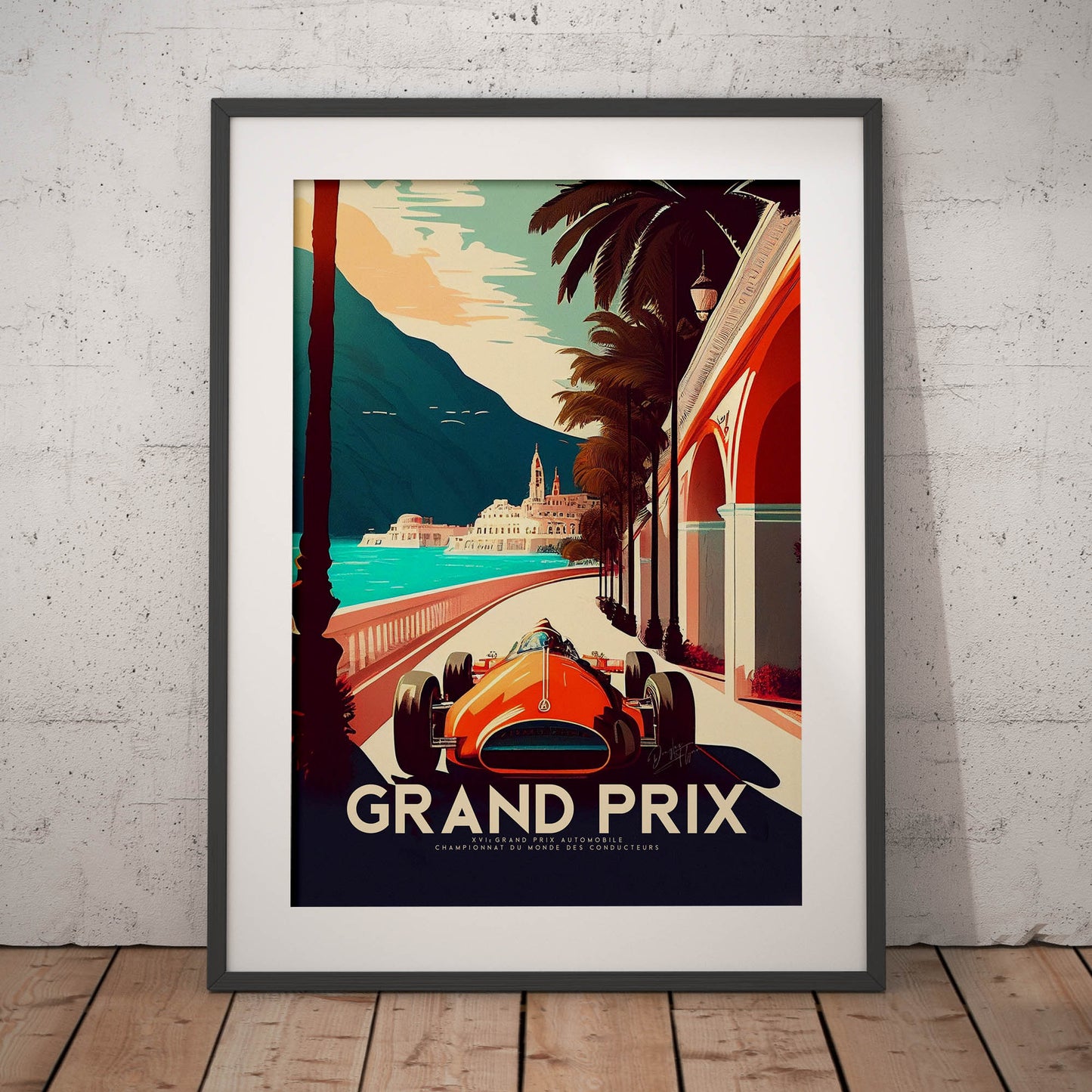 »Vintage Victory Run« retro poster