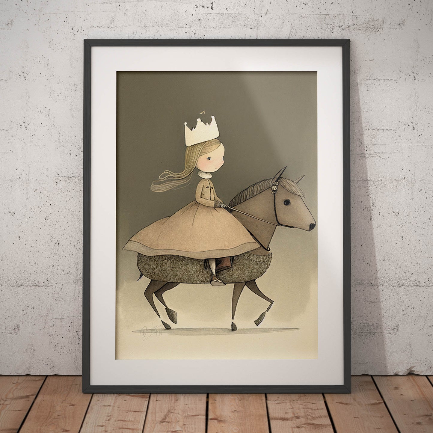 »Cantankerous Champion« retro poster