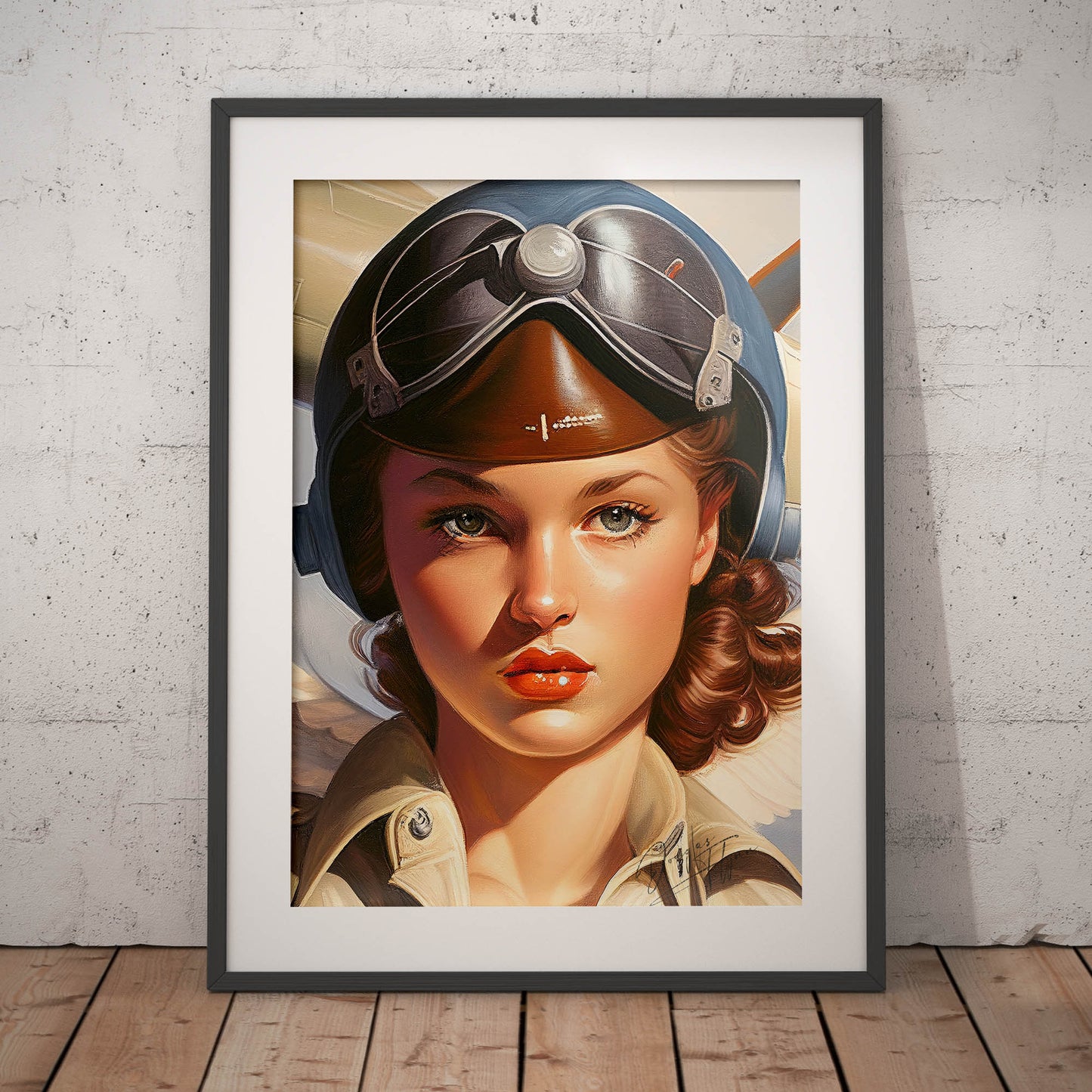 »Love making loops and rolls« retro poster