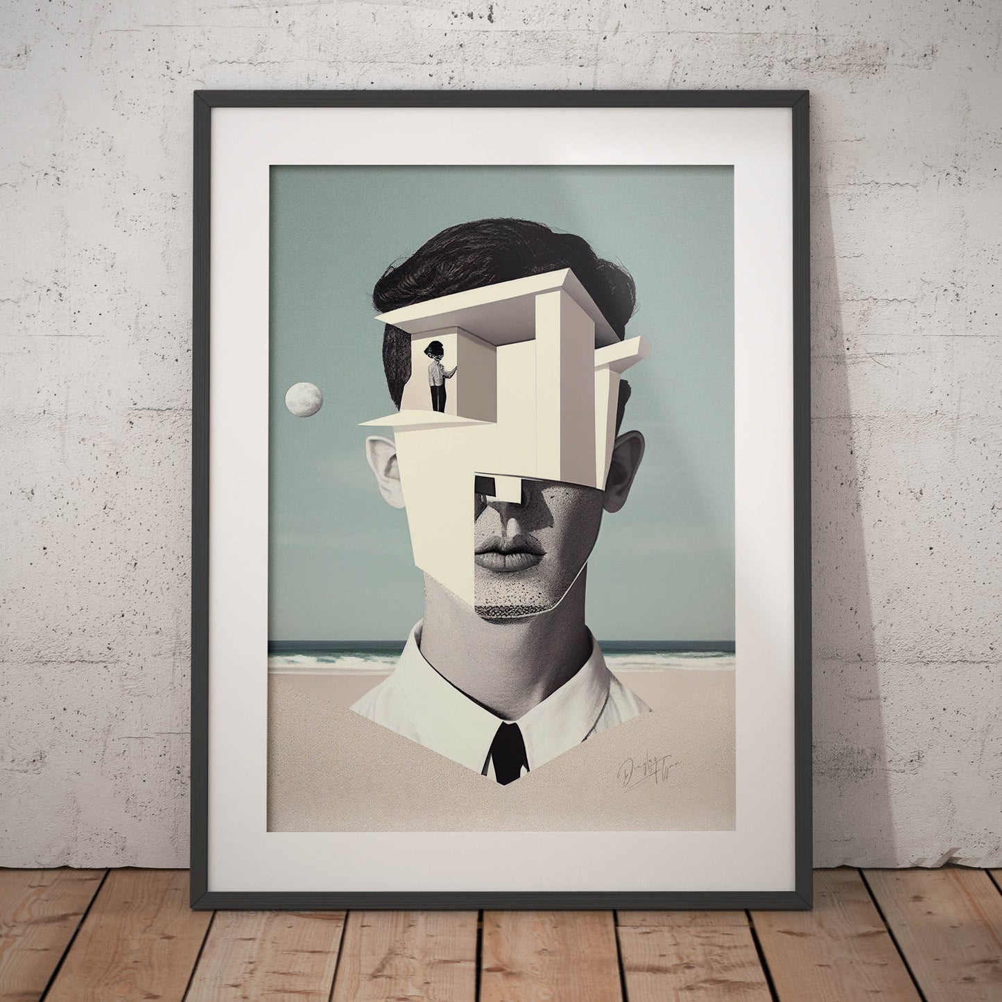 »Beyond the Mirror's Edge« retro poster
