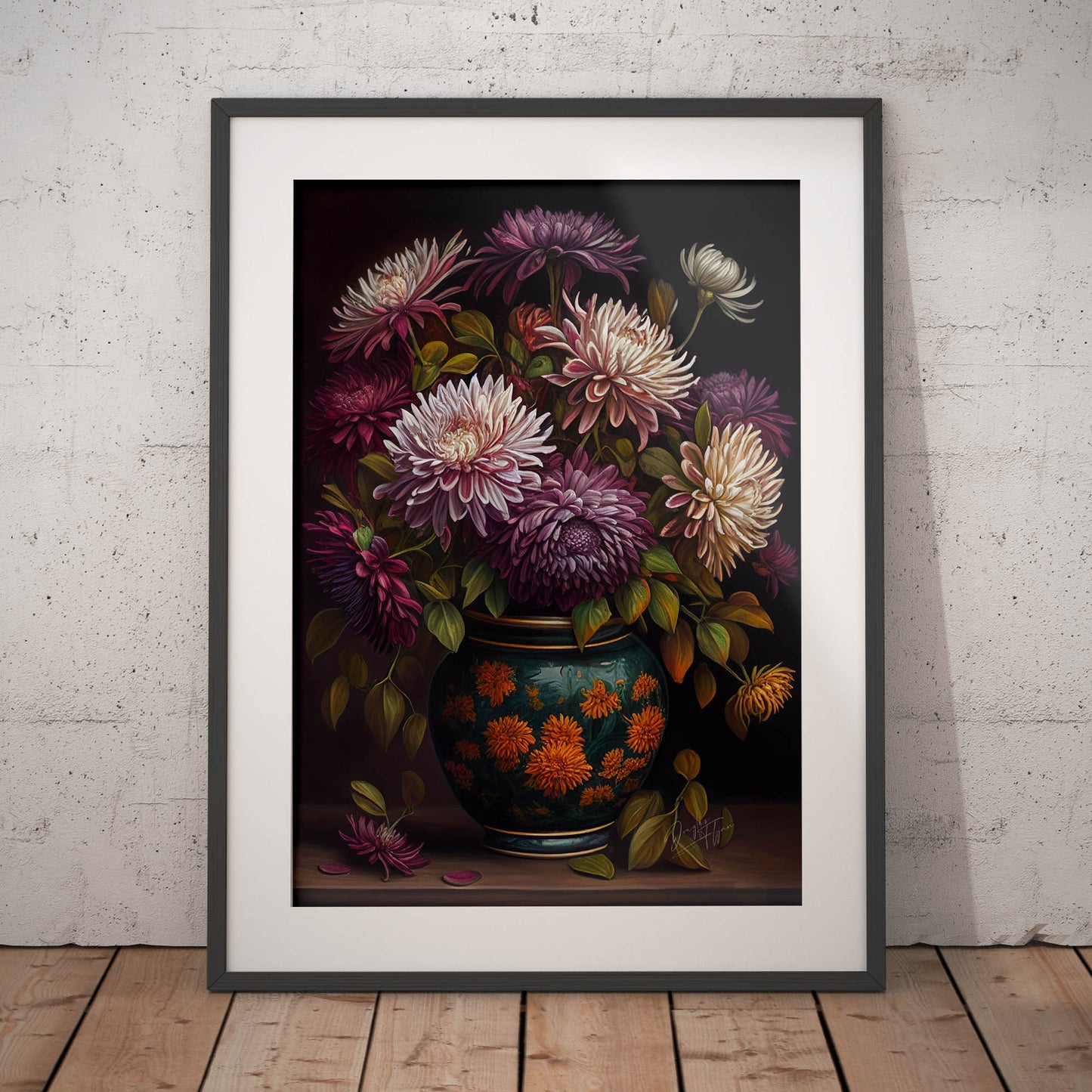 »Blooming Love« retro poster